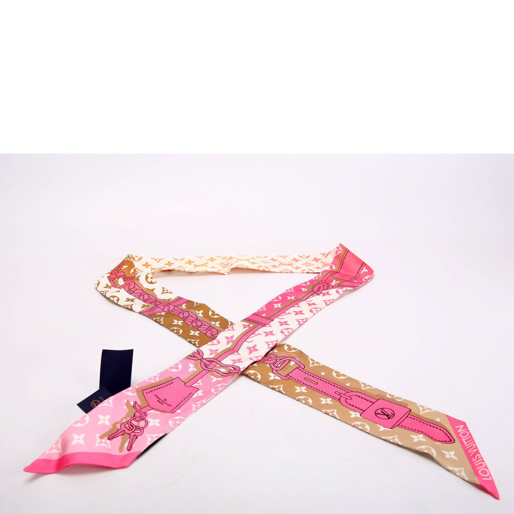 Bando BB Silk Scarf Pink/Multicolor