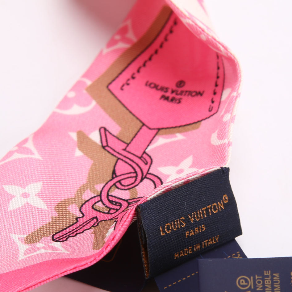 Bando BB Silk Scarf Pink/Multicolor