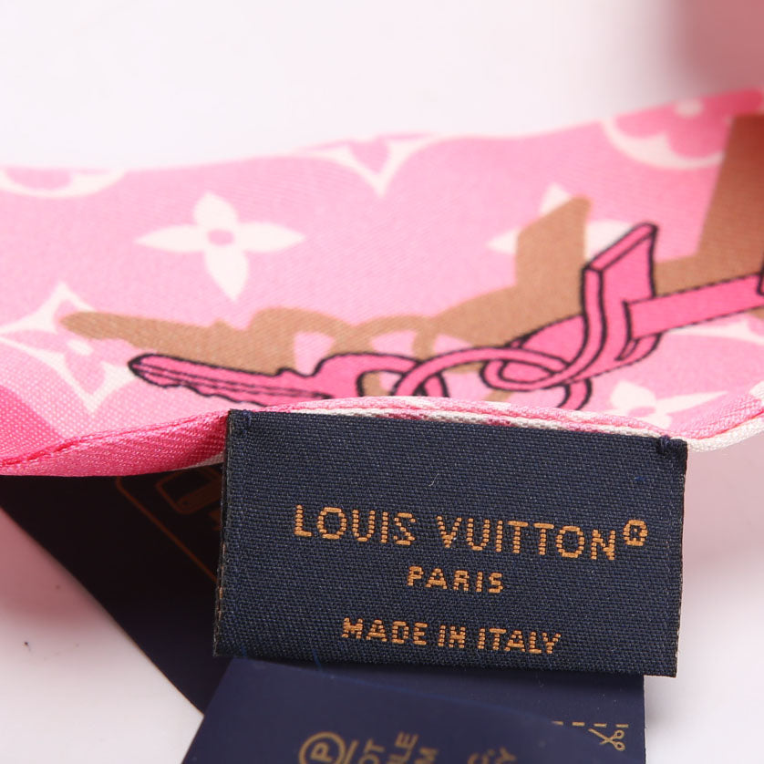 Bando BB Silk Scarf Pink/Multicolor