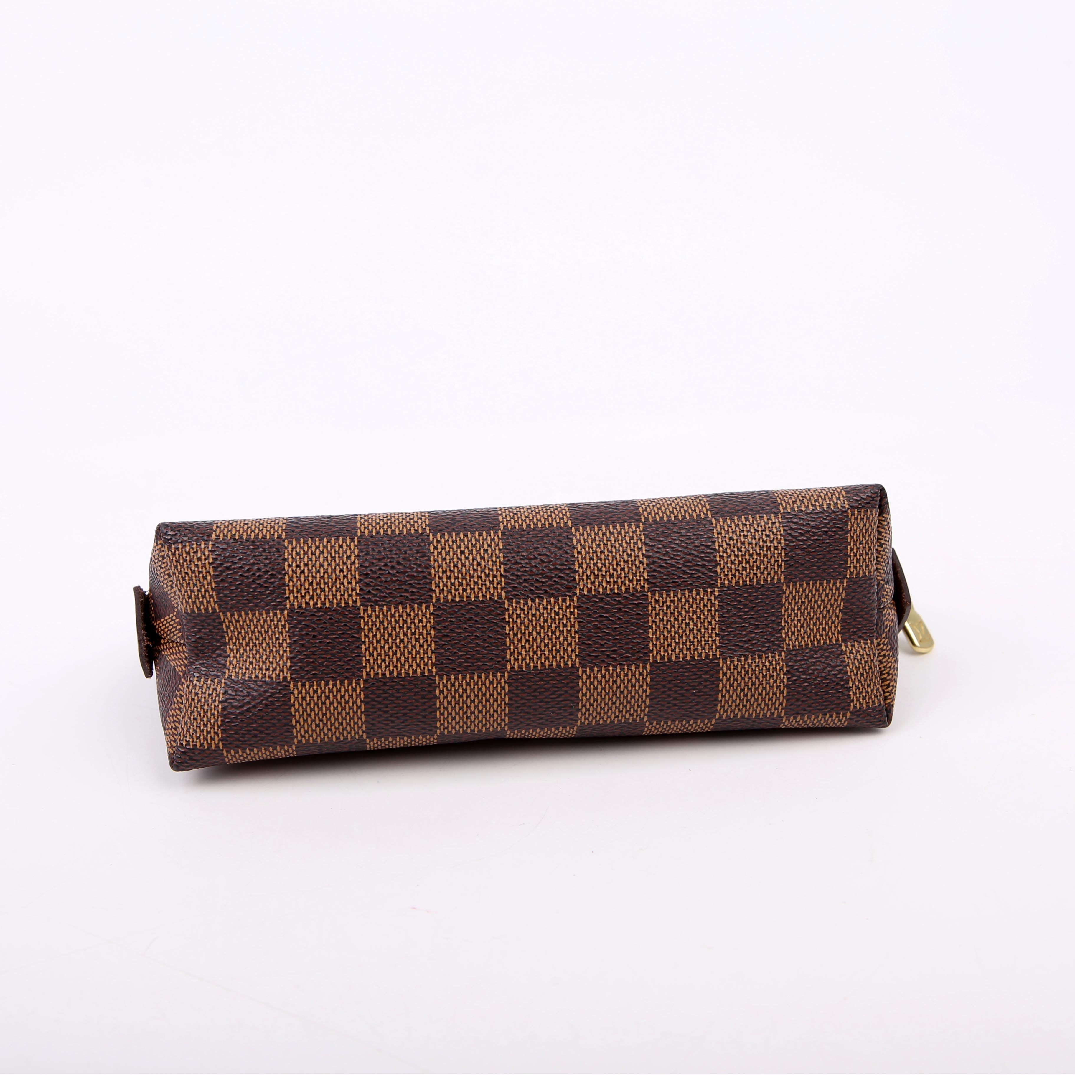 Cosmetic Pouch PM Damier Ebene