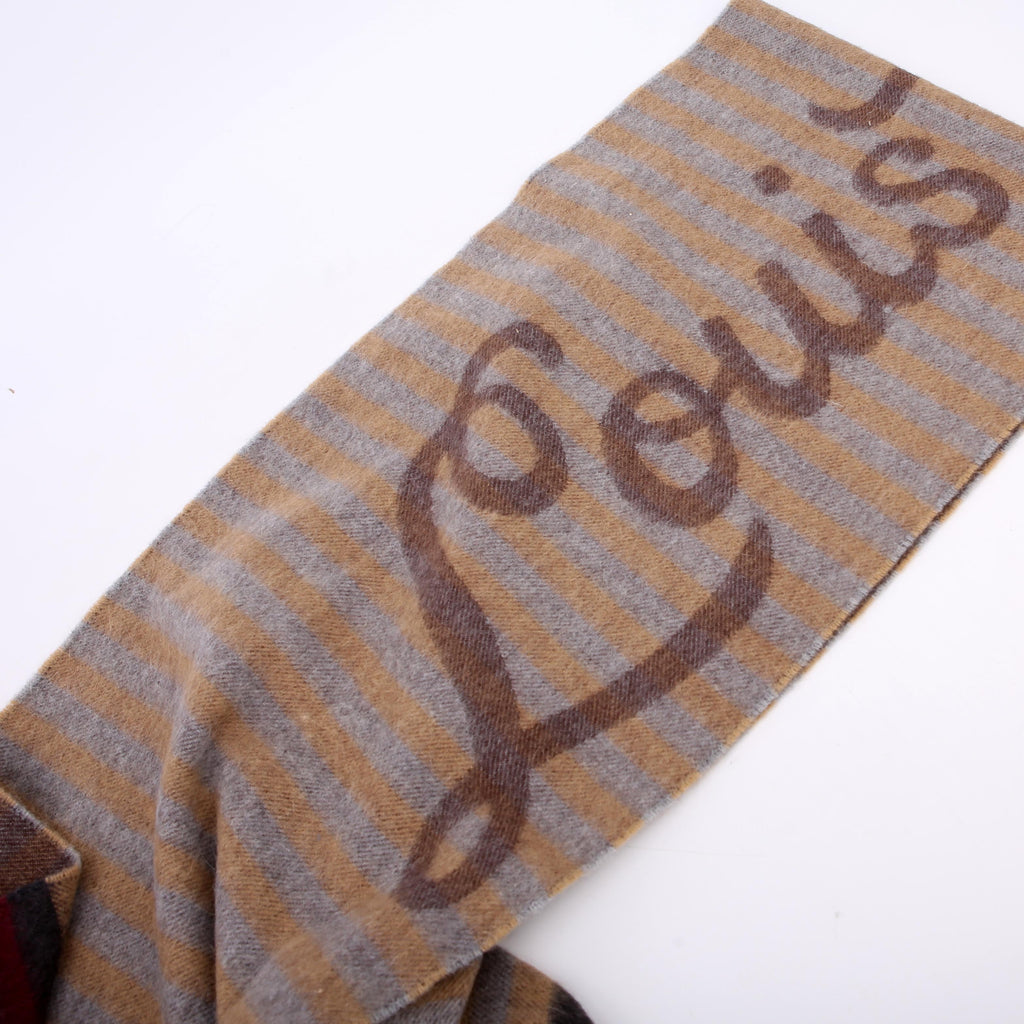 Since 1854 Wool/Angora Muffler Scarf Tan