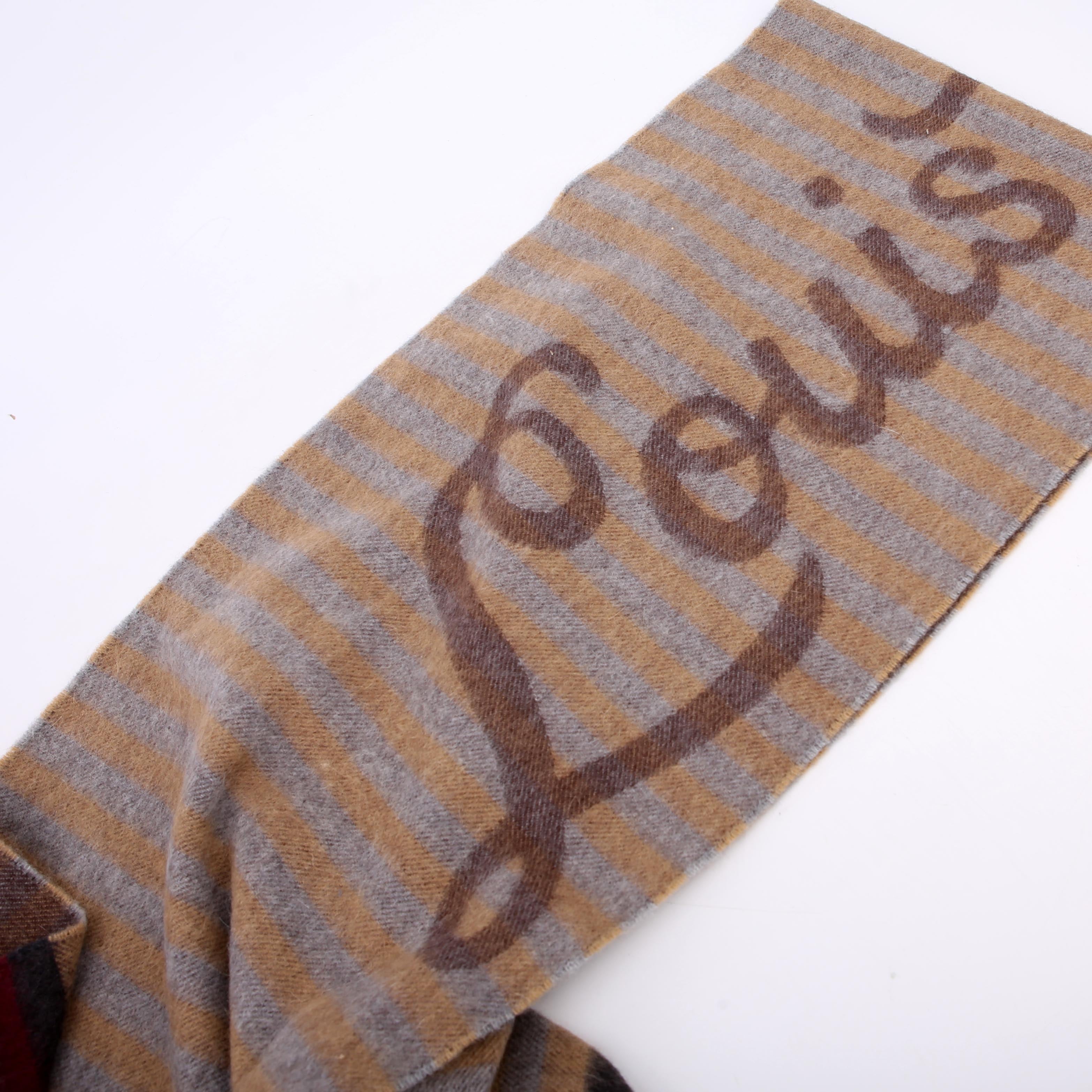 Since 1854 Wool/Angora Muffler Scarf Tan