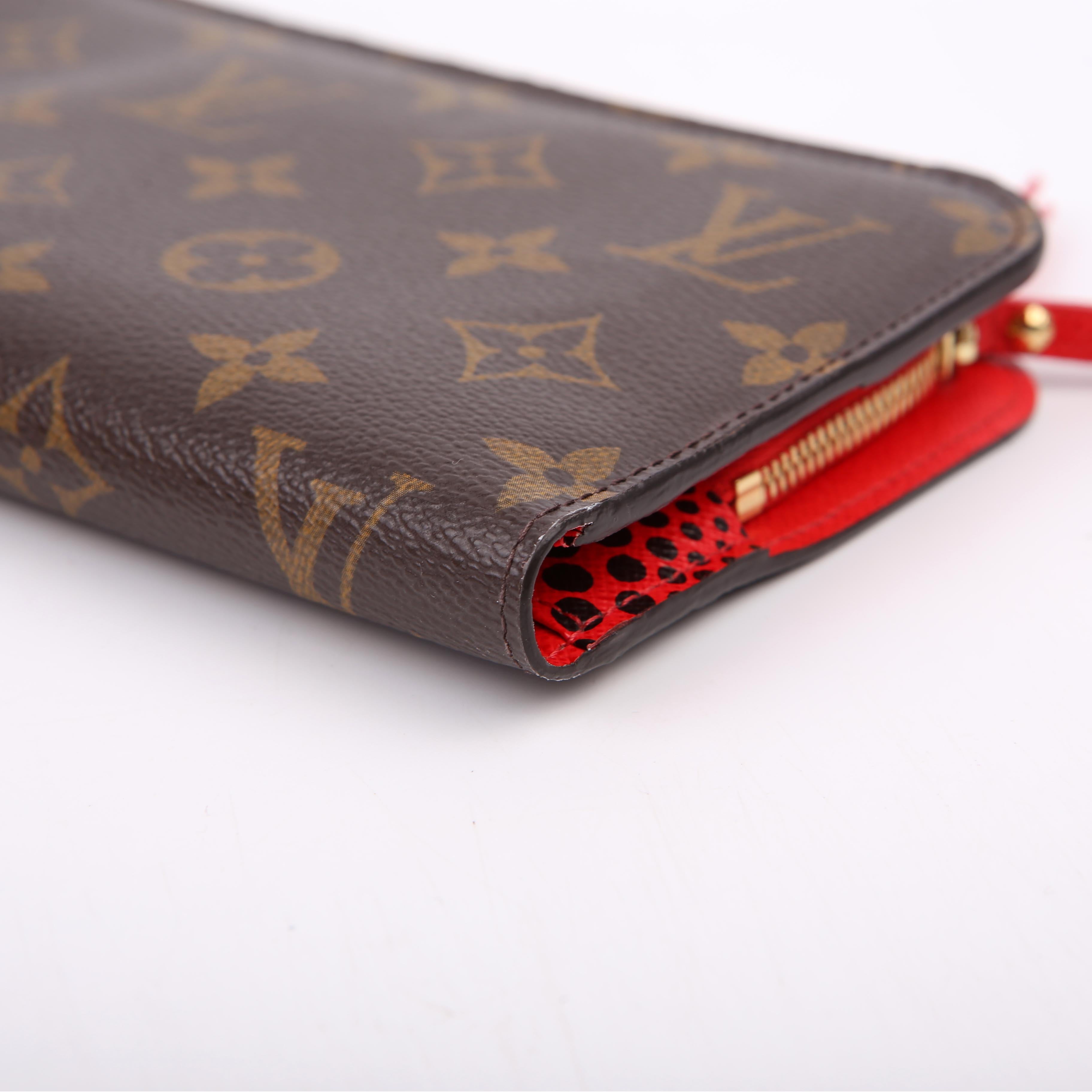 Insolite Wallet Kusama Monogram Red