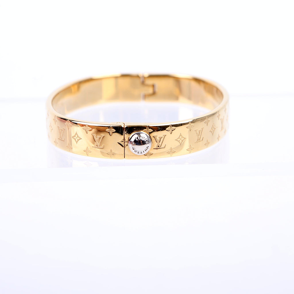 Nanogram Cuff Bracelet Size Medium Gold