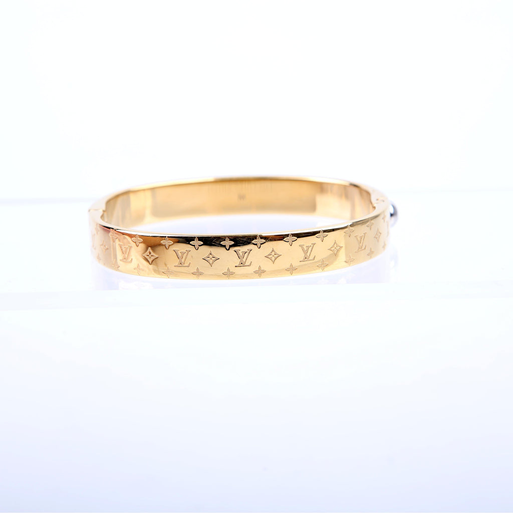 Nanogram Cuff Bracelet Size Medium Gold