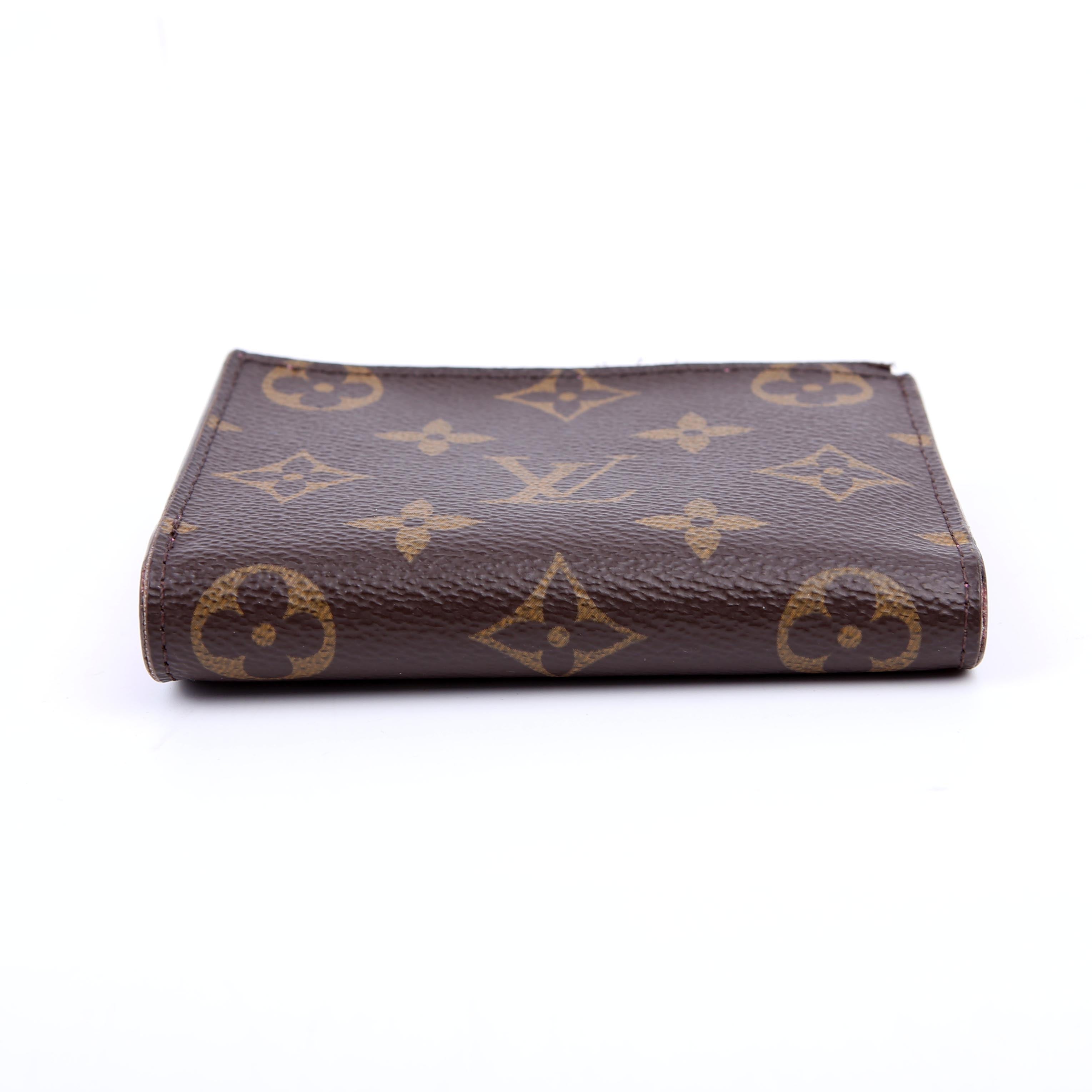 Lisa Wallet Monogram Pink