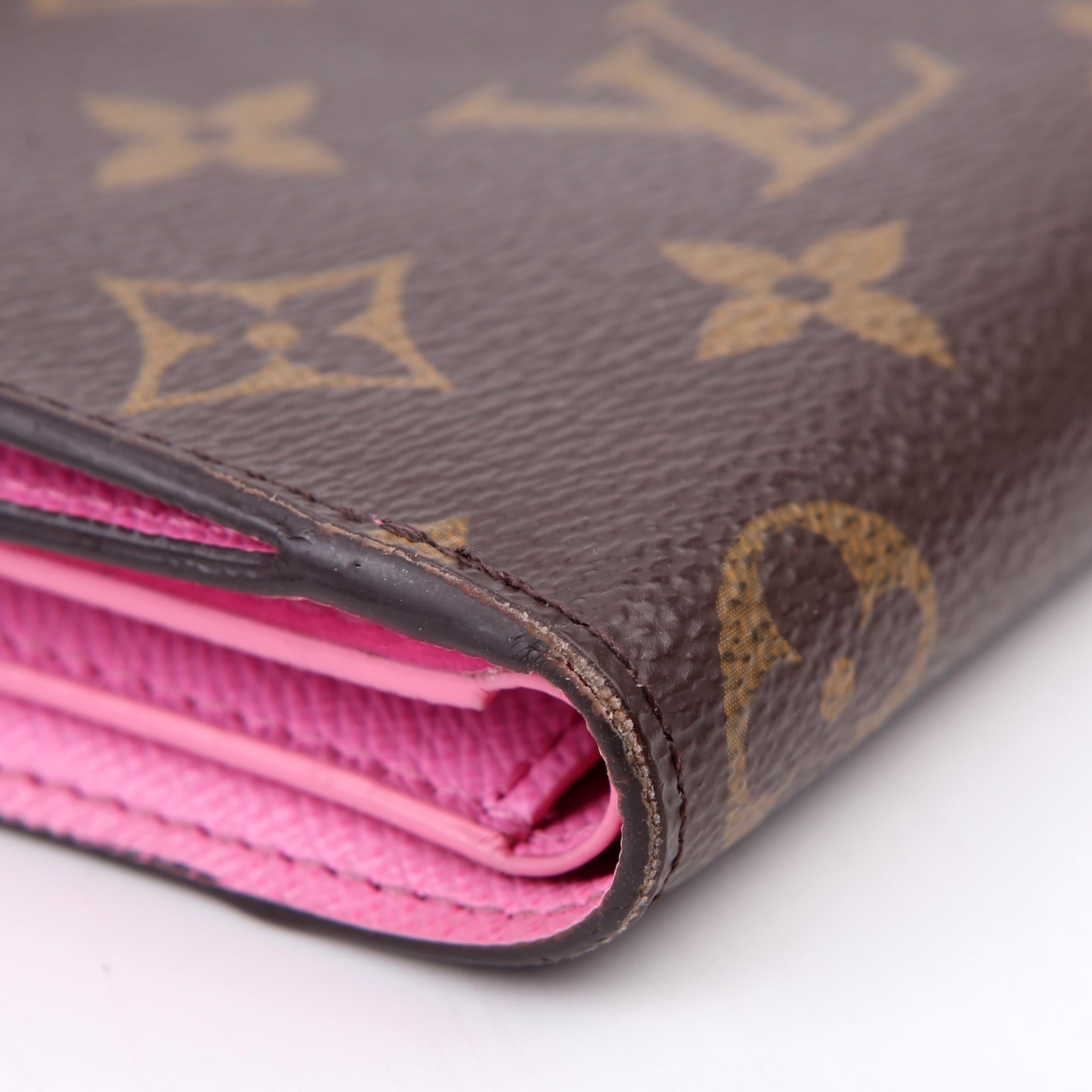 Lisa Wallet Monogram Pink