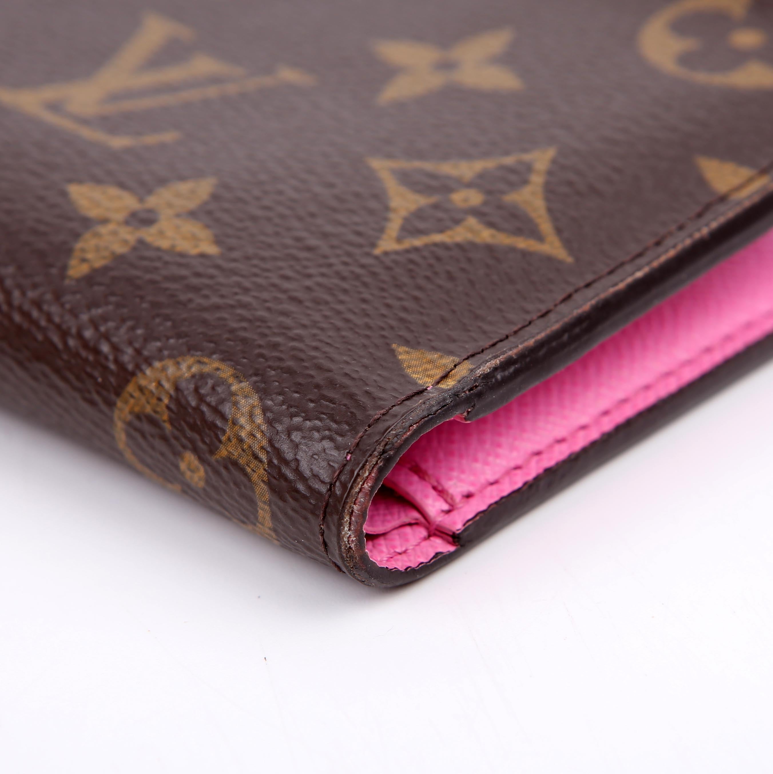 Lisa Wallet Monogram Pink