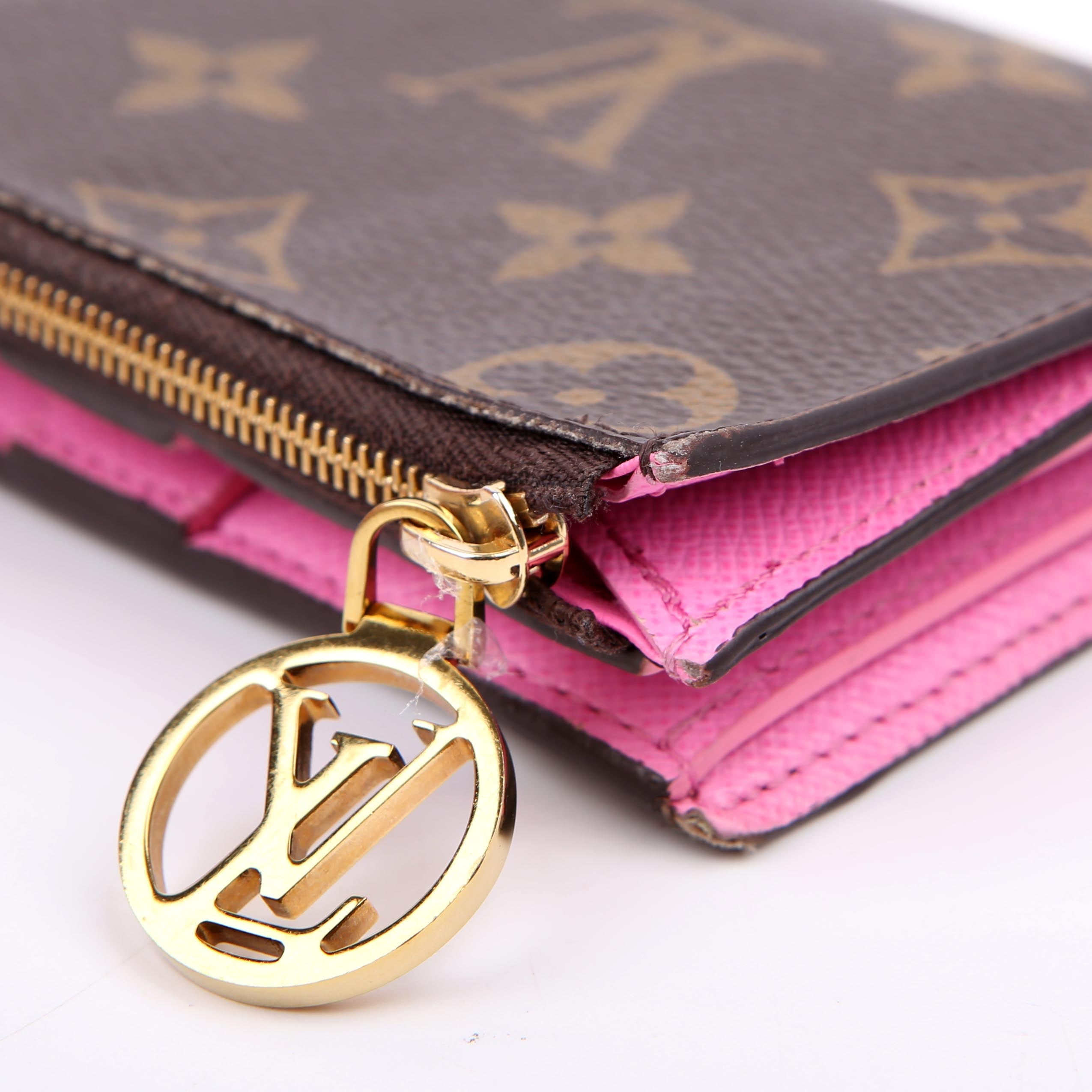 Lisa Wallet Monogram Pink