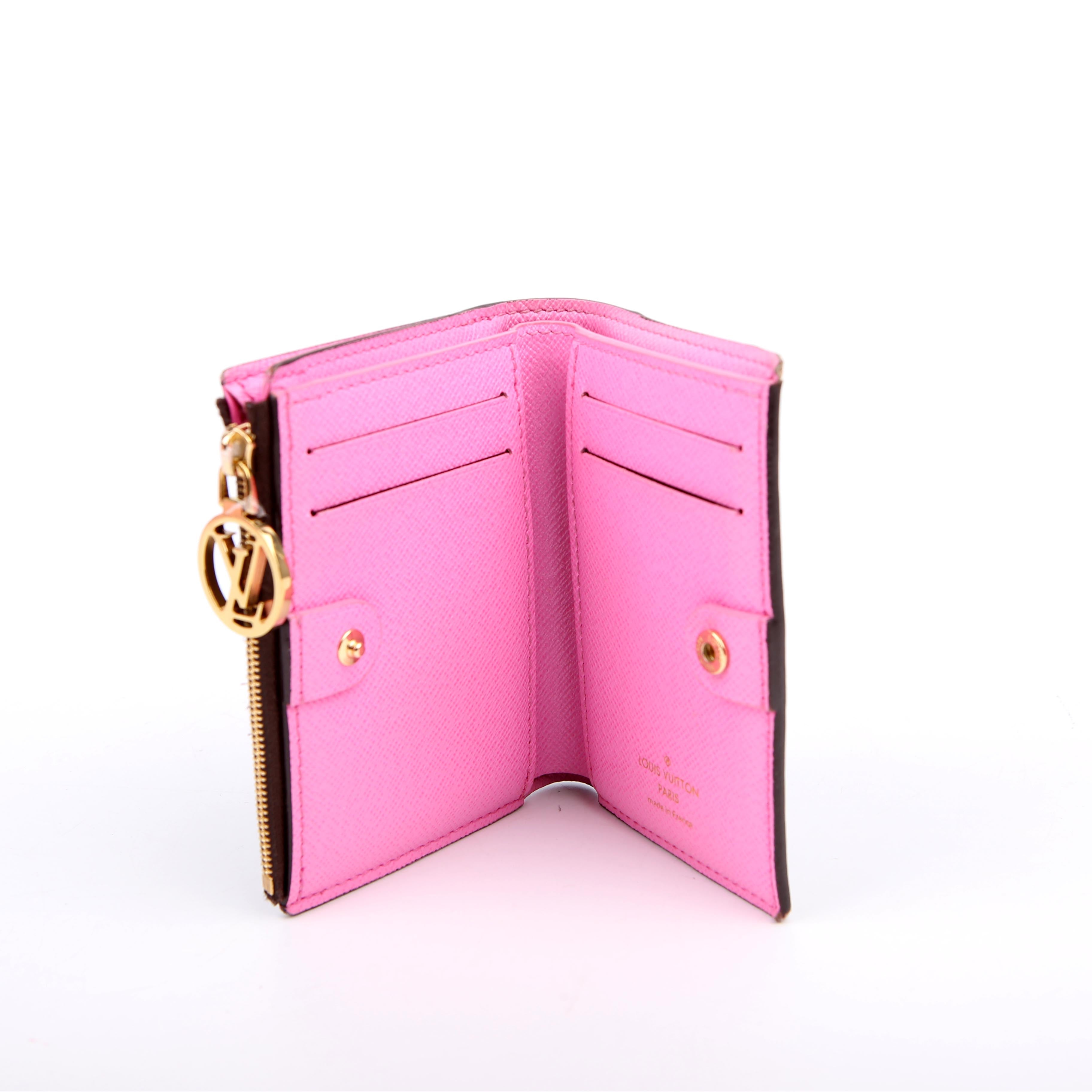 Lisa Wallet Monogram Pink