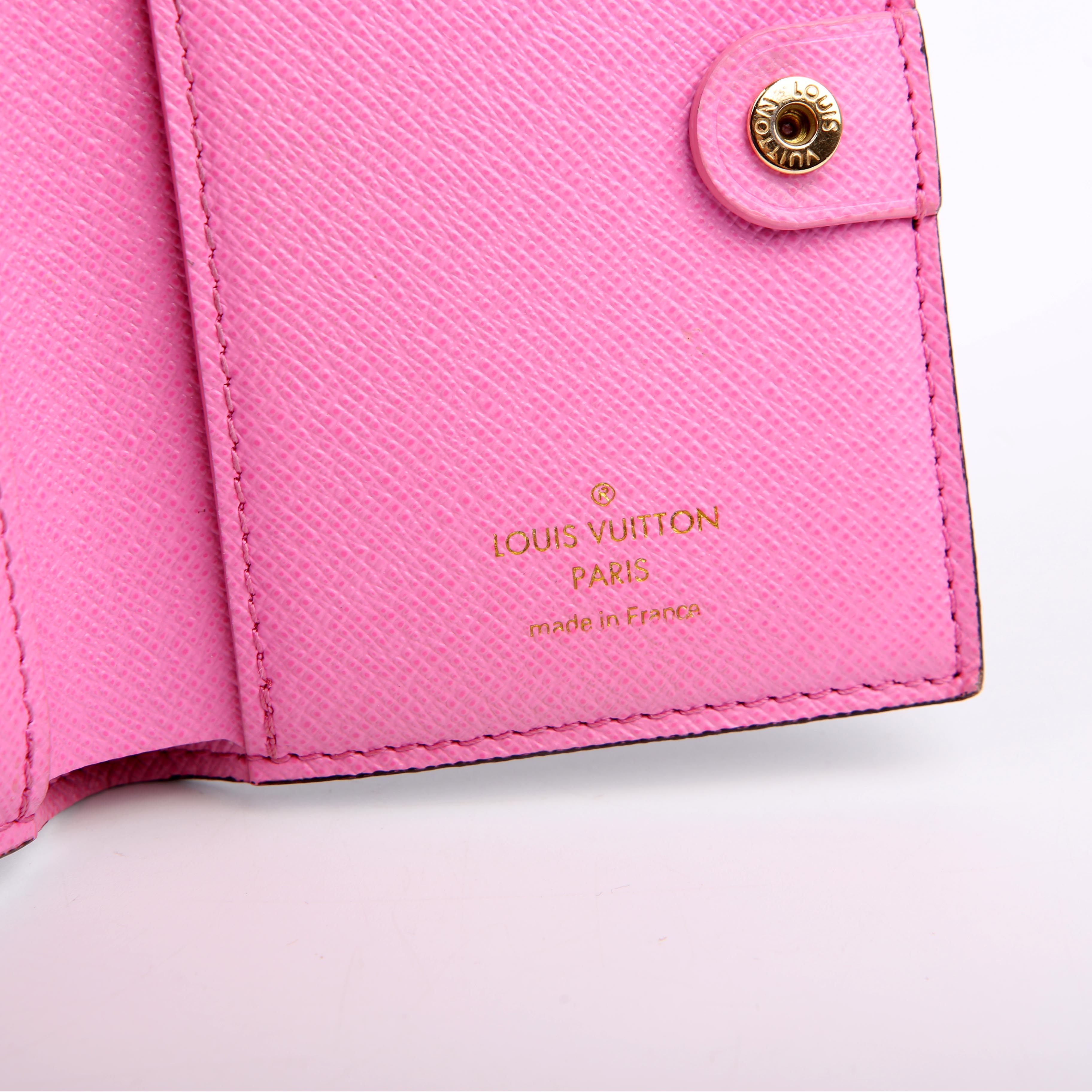 Lisa Wallet Monogram Pink