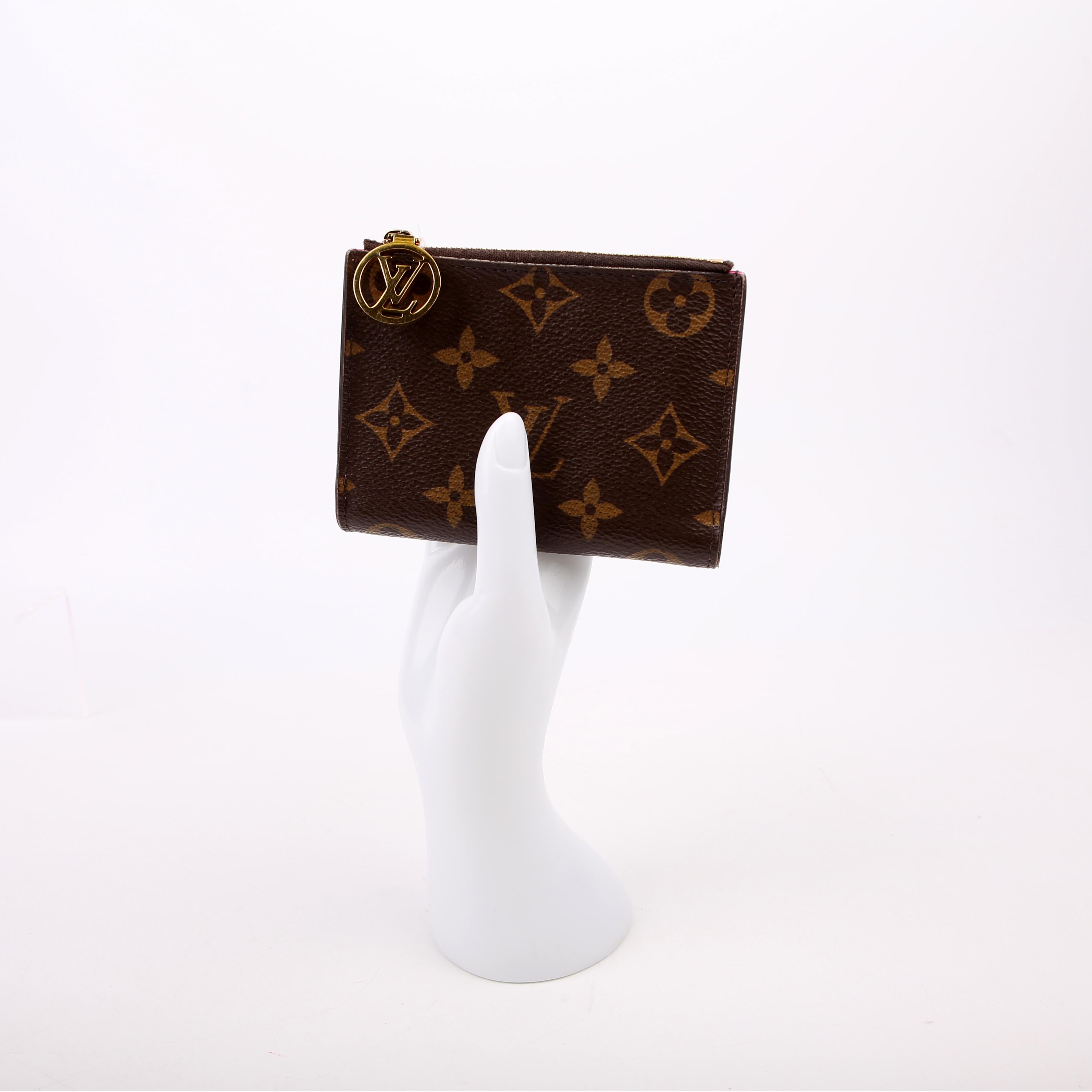 Lisa Wallet Monogram Pink