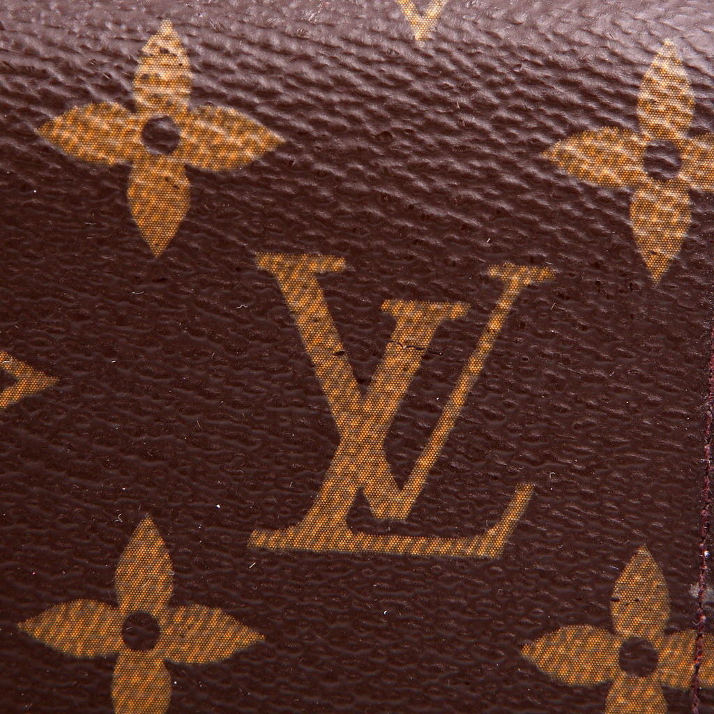 Flore Compact Wallet Monogram Red