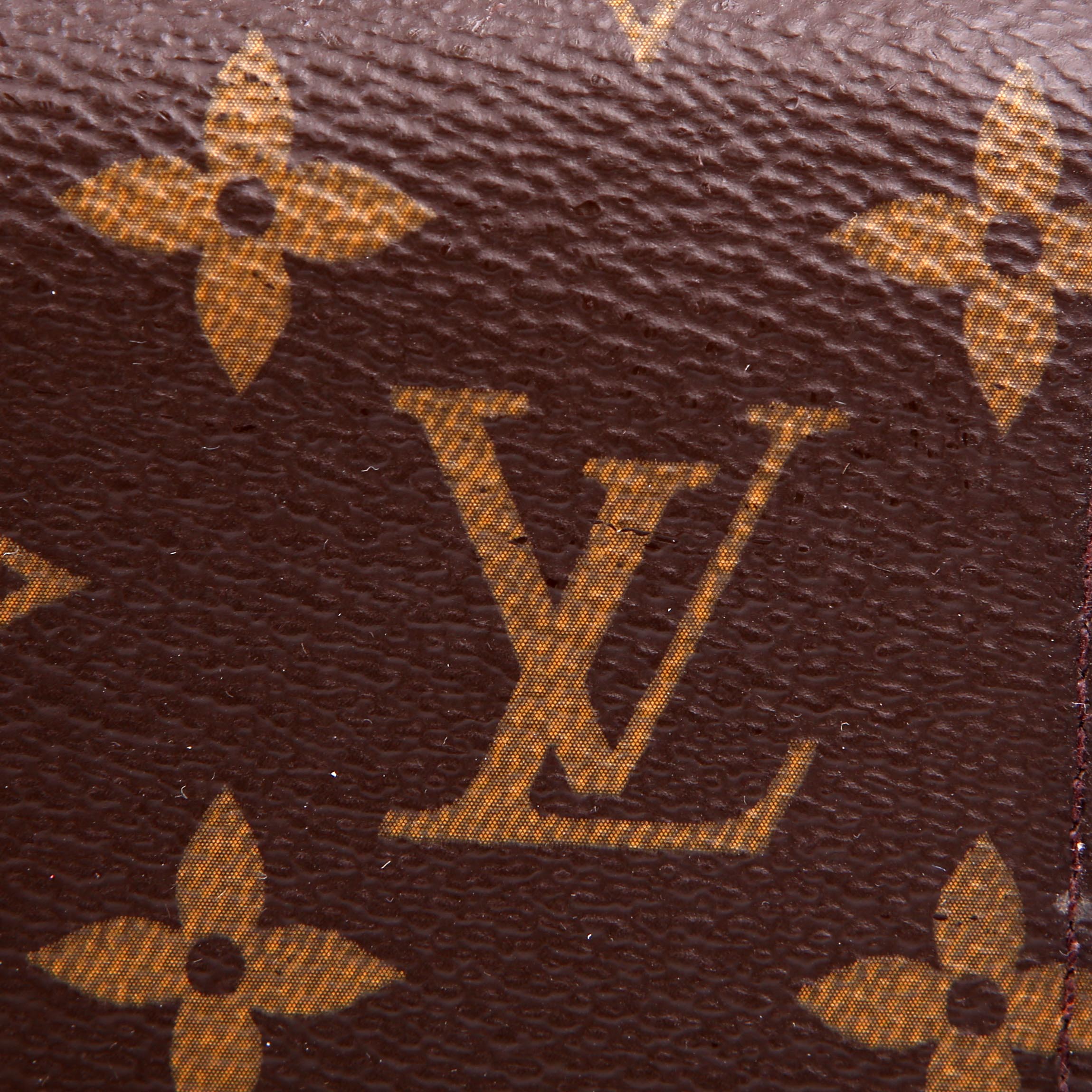 Flore Compact Wallet Monogram Red