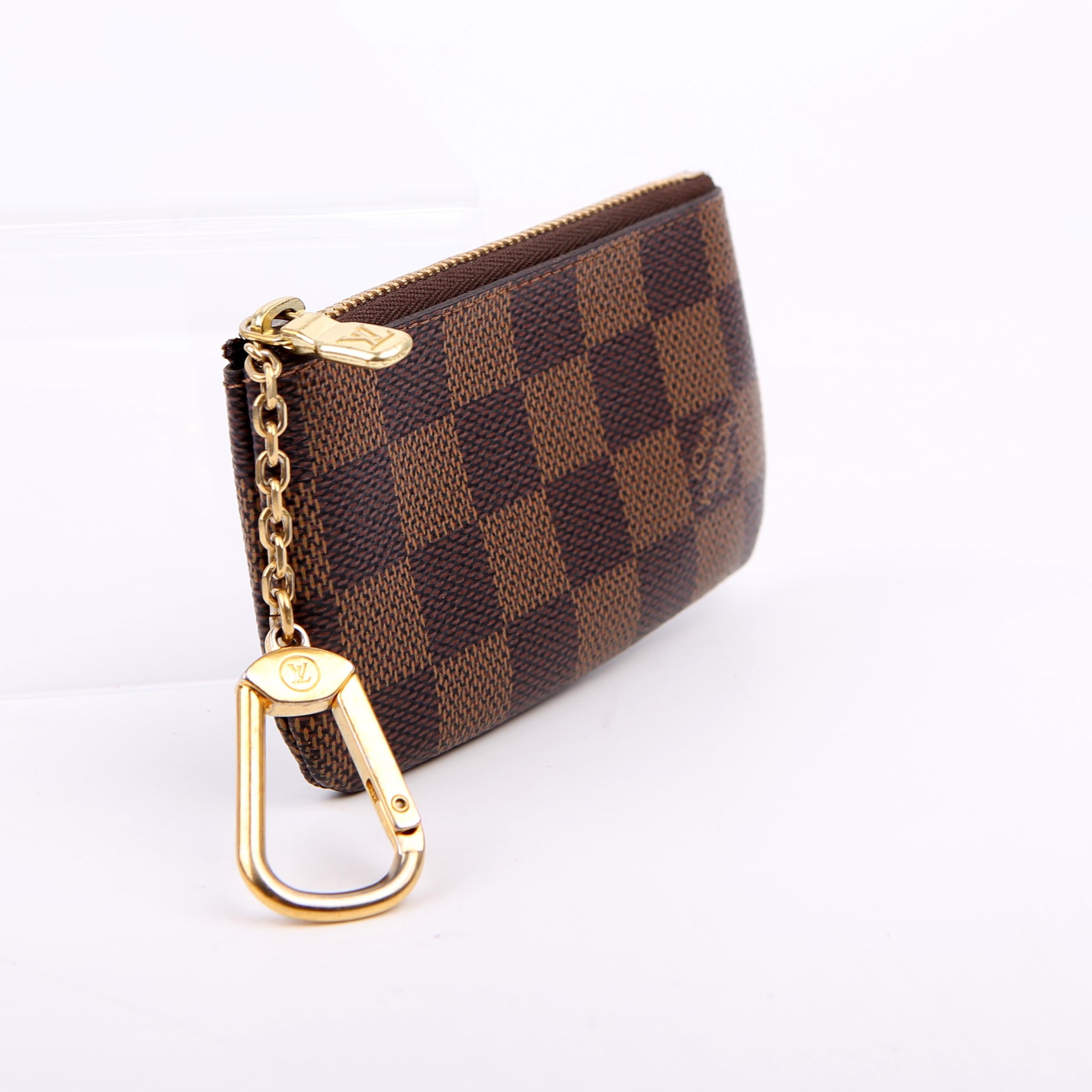 Pochette Cles Damier Ebene