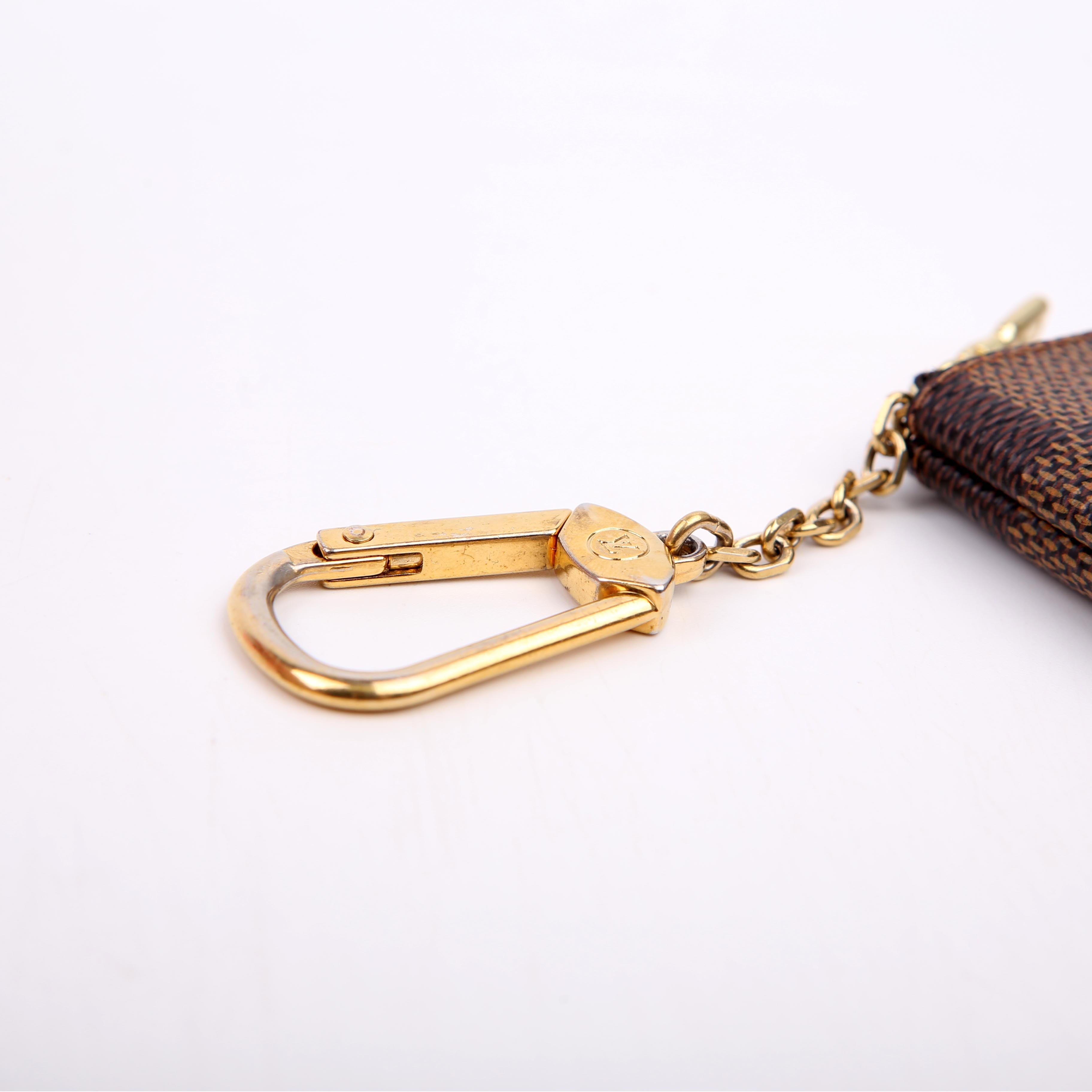 Pochette Cles Damier Ebene