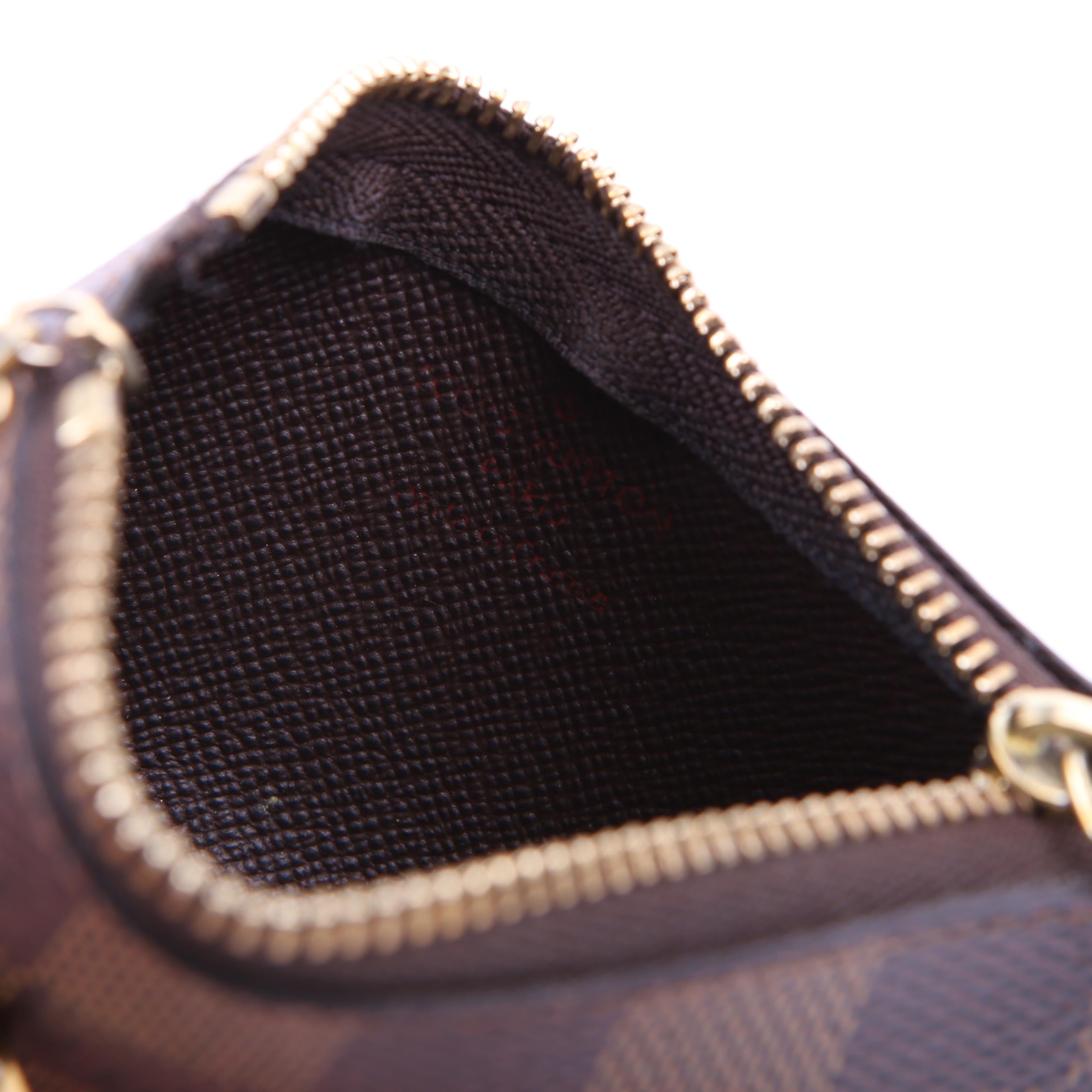 Pochette Cles Damier Ebene
