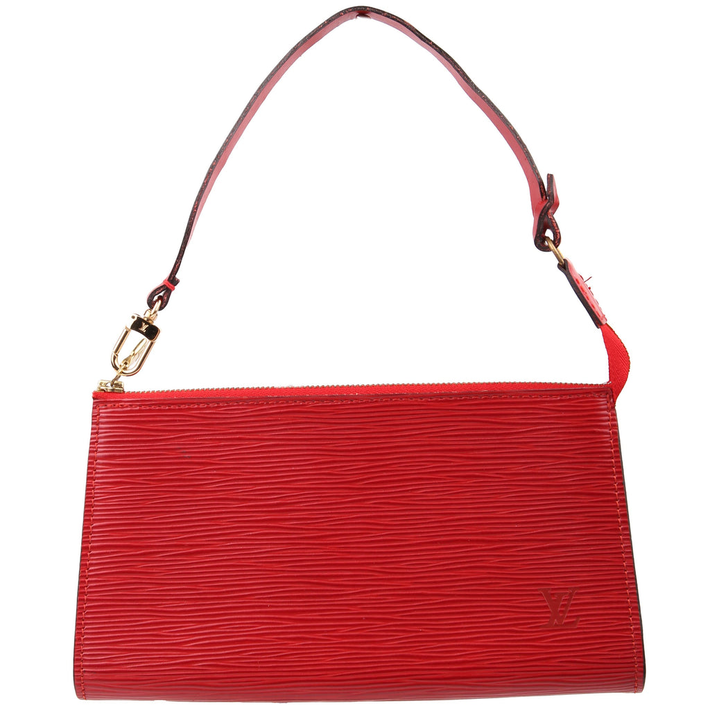 Pochette Accessories Epi Red