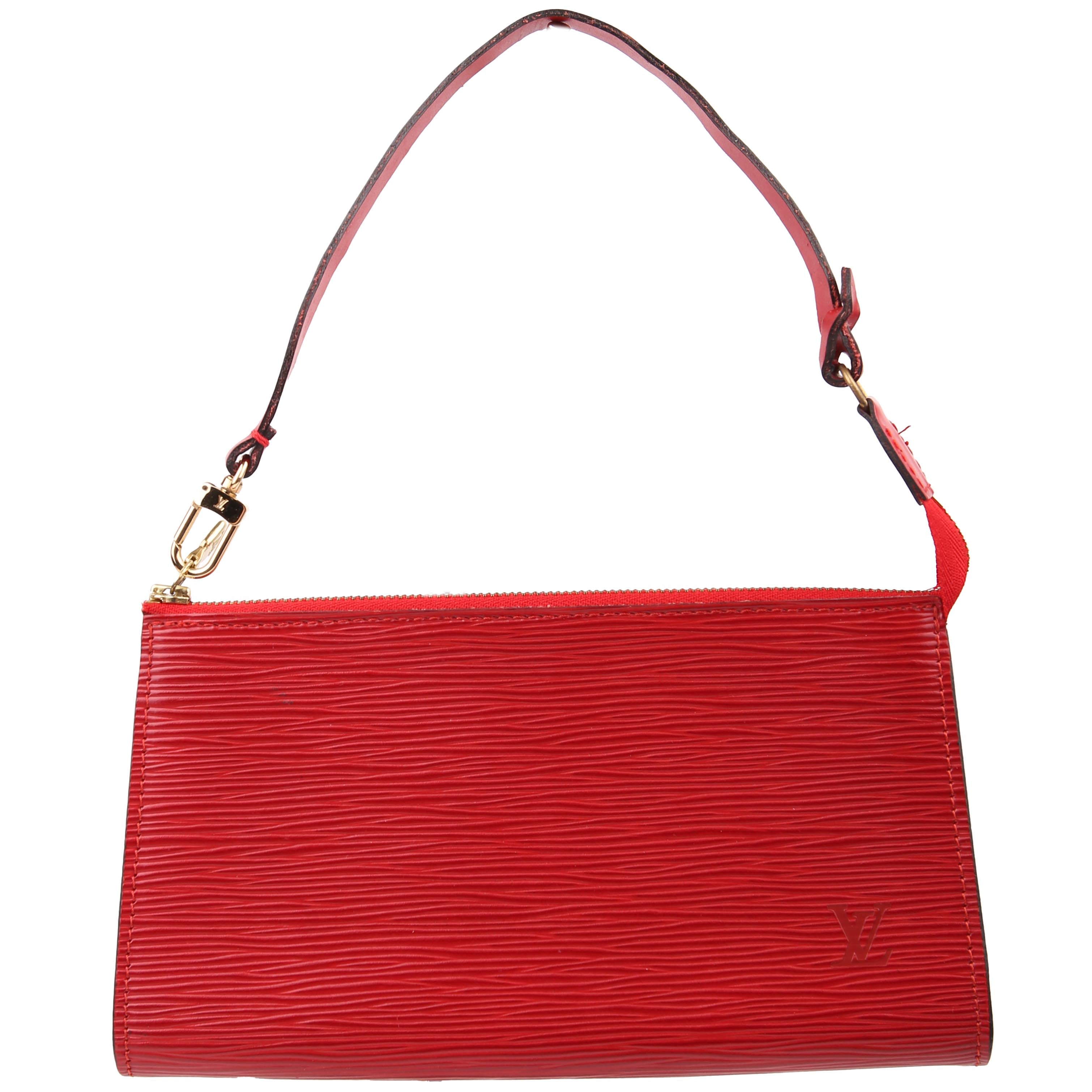 Pochette Accessories Epi Red