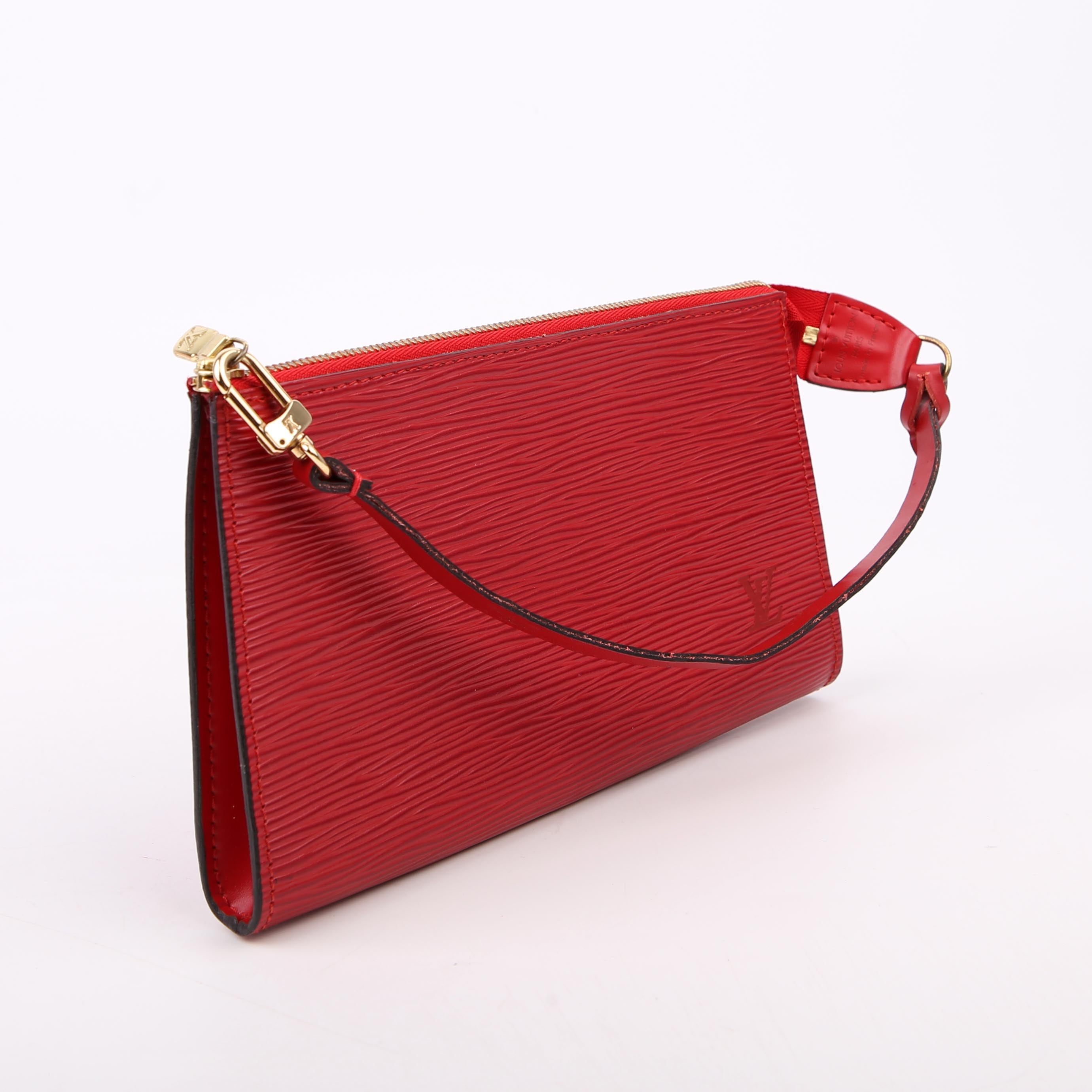 Pochette Accessories Epi Red