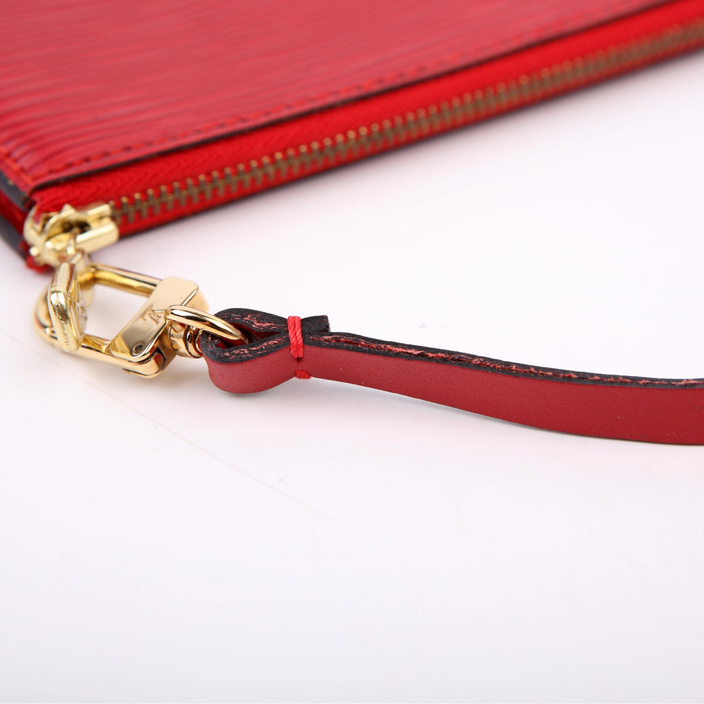 Pochette Accessories Epi Red