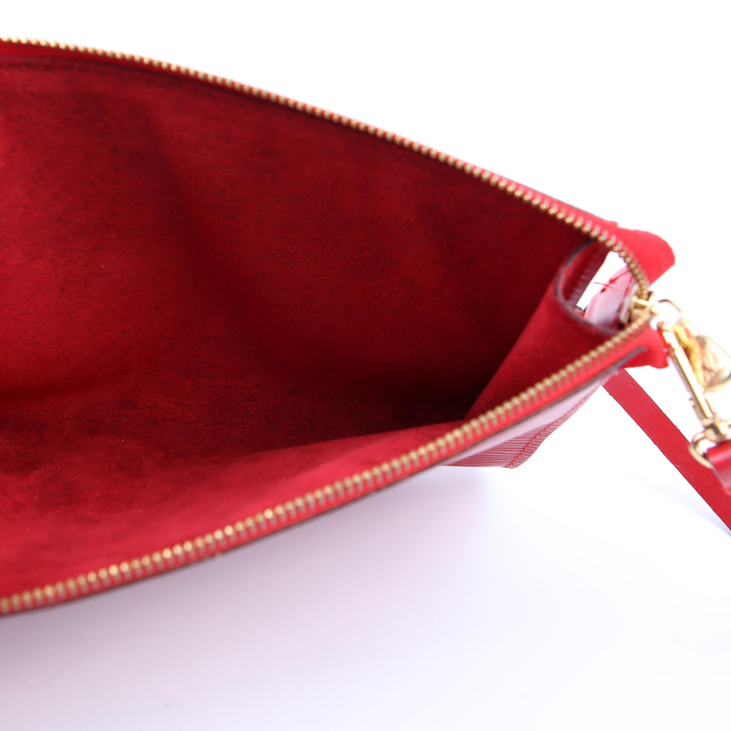 Pochette Accessories Epi Red