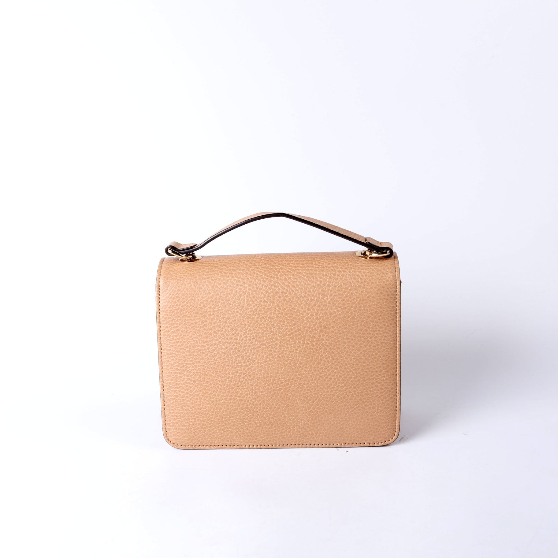 510304 Interlocking Small Crossbody Nude