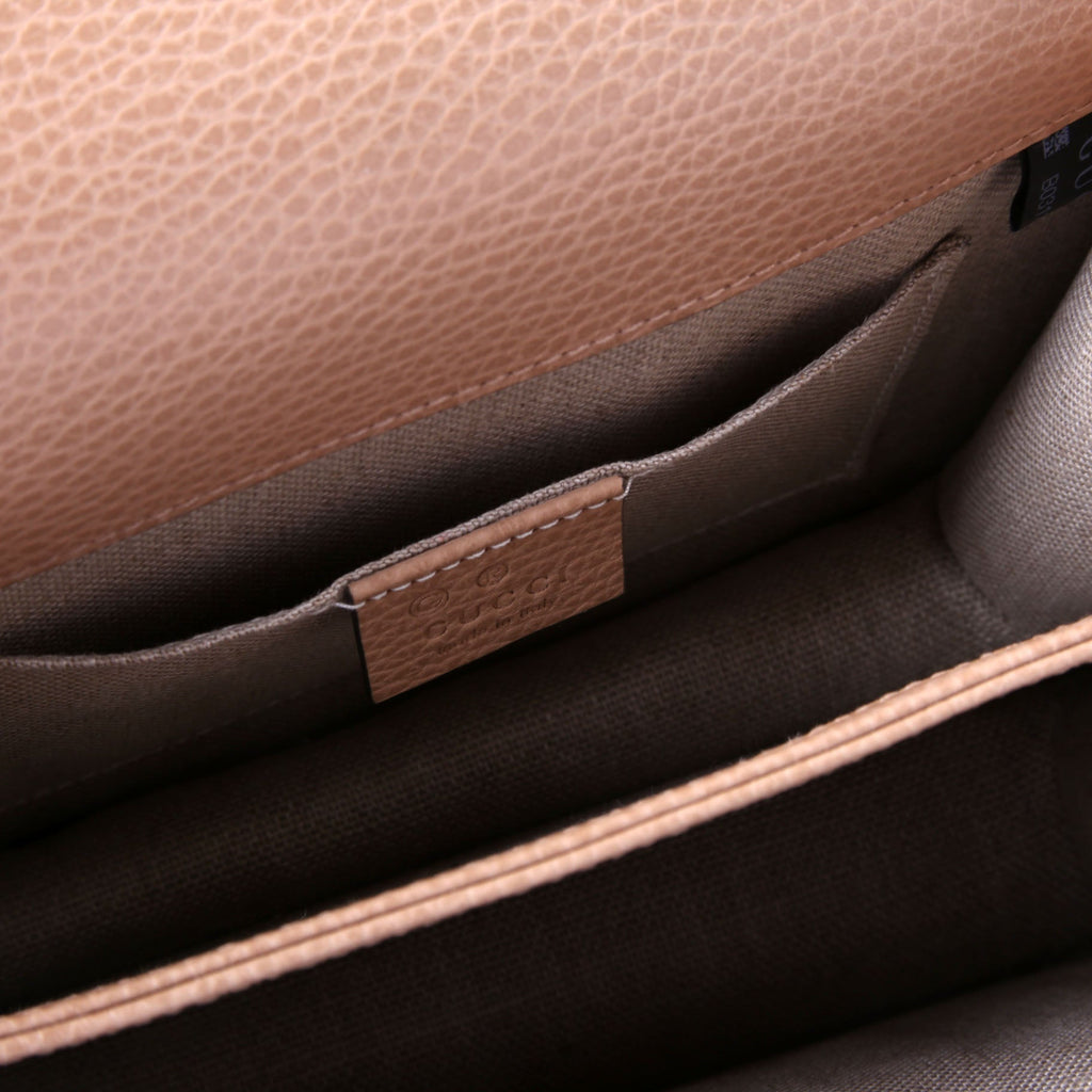510304 Interlocking Small Crossbody Nude