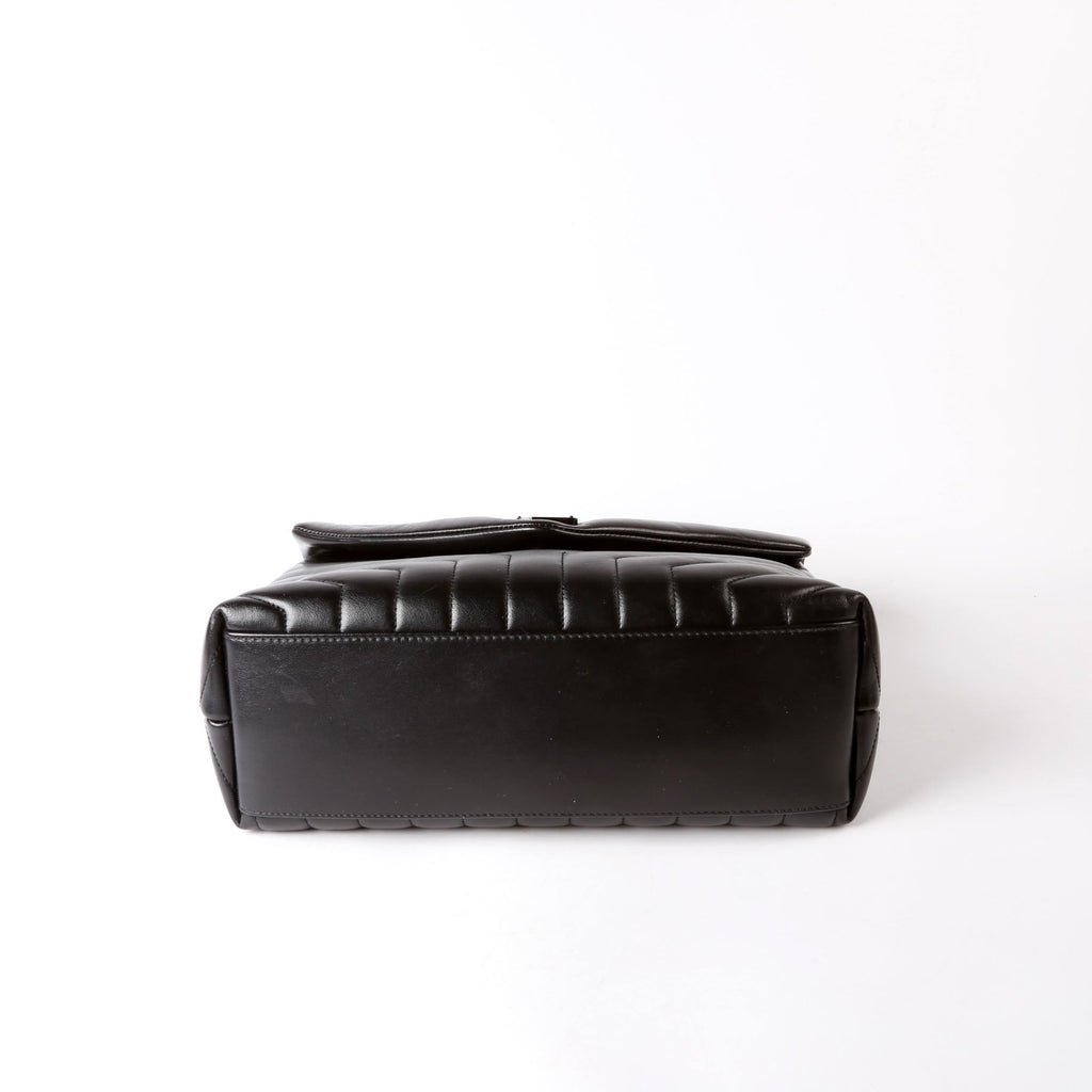 SAINT LAURENT Loulou Medium Quilted 574946 Black