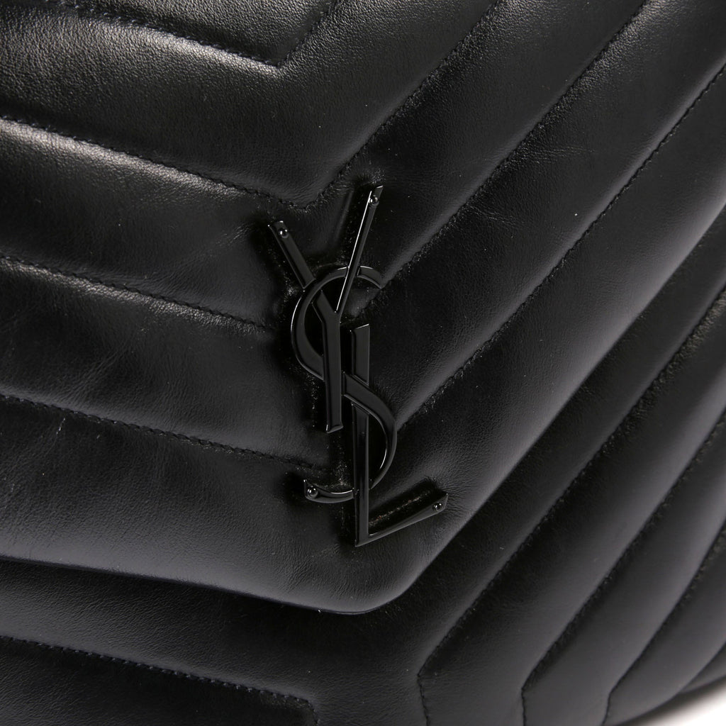 SAINT LAURENT Loulou Medium Quilted 574946 Black
