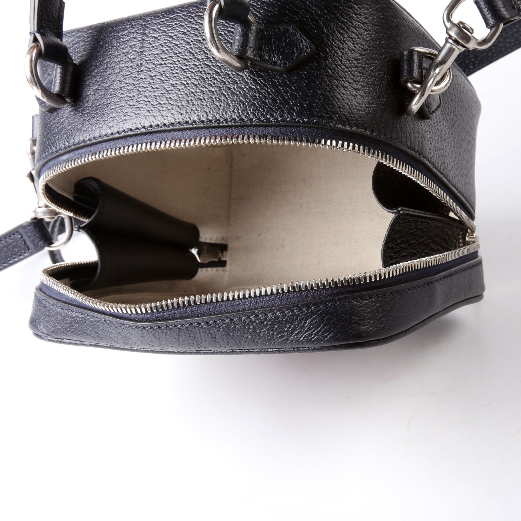Gucci 772157 GG Supreme Ophidia Mini Top Handle Navy