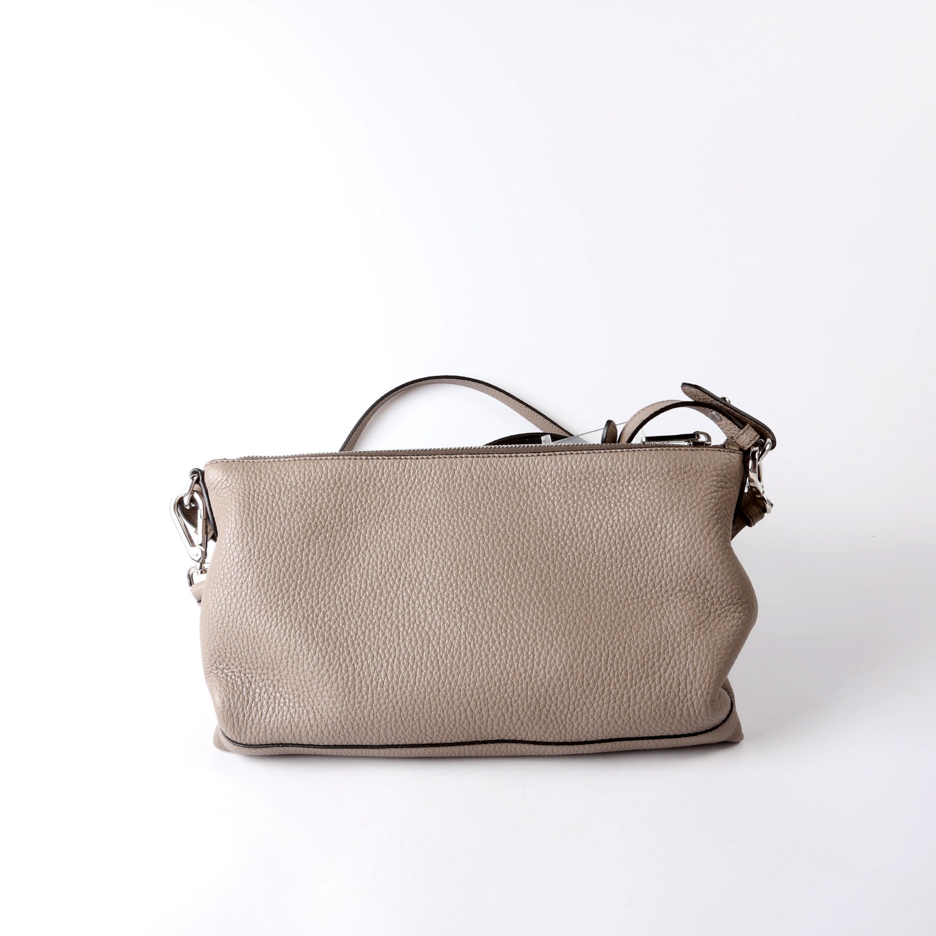 1BH050 Vitello Daino Crossbody Taupe