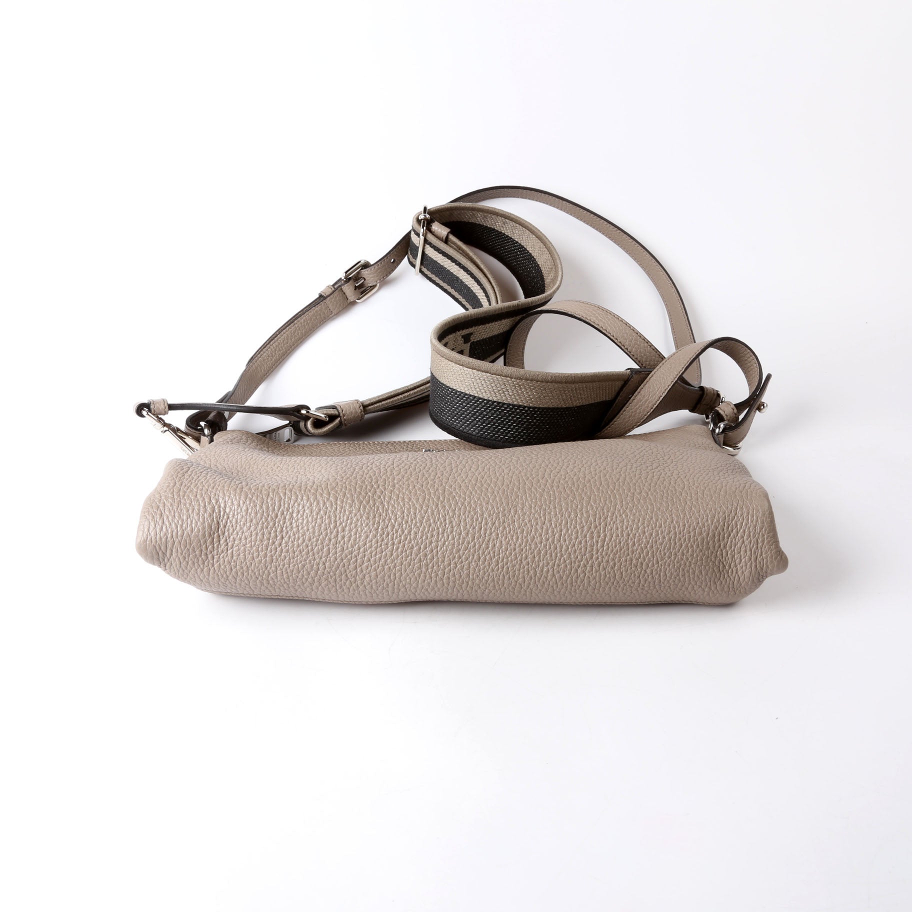 1BH050 Vitello Daino Crossbody Taupe