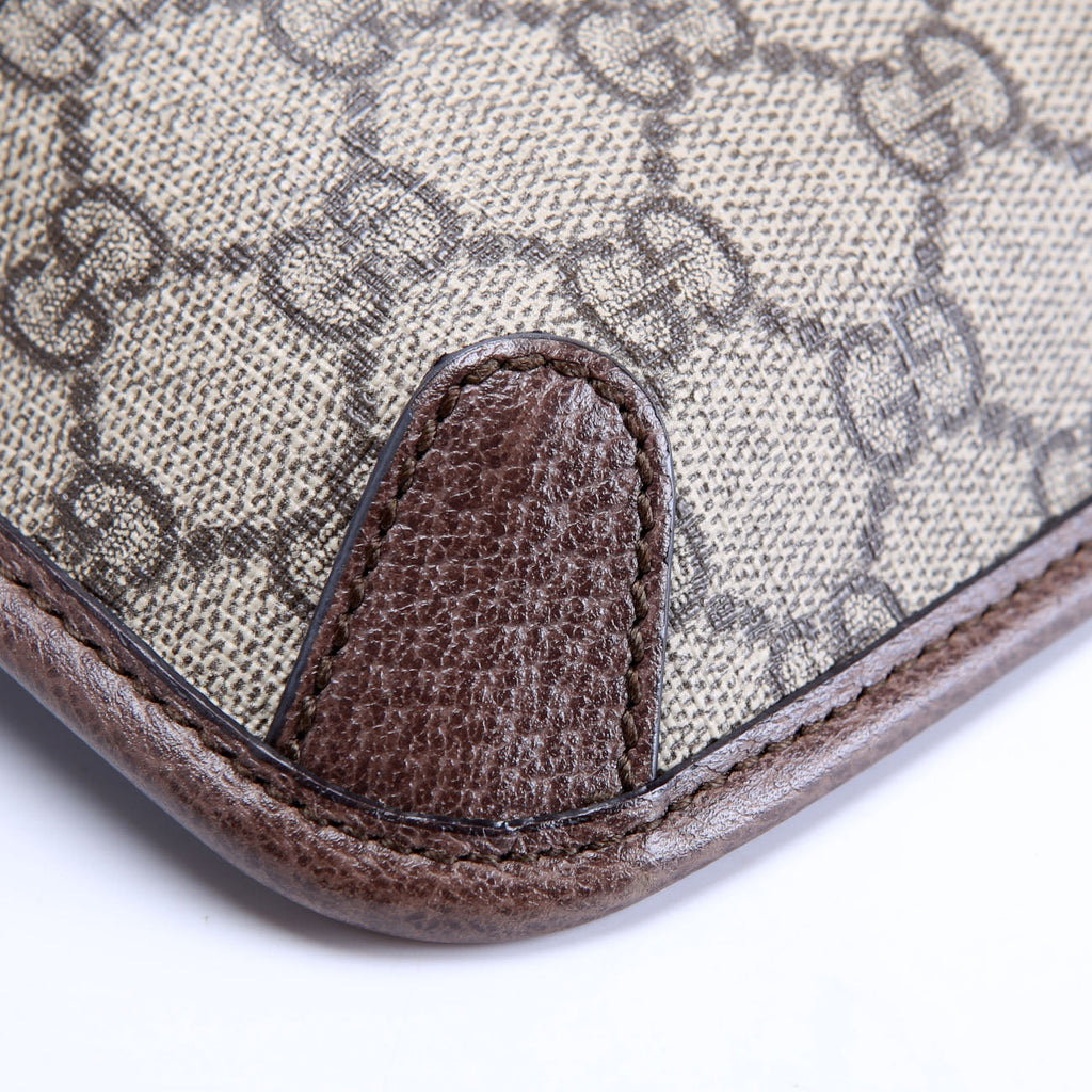 Gucci 493930 GG Supreme Neo Web Belt Bag Brown