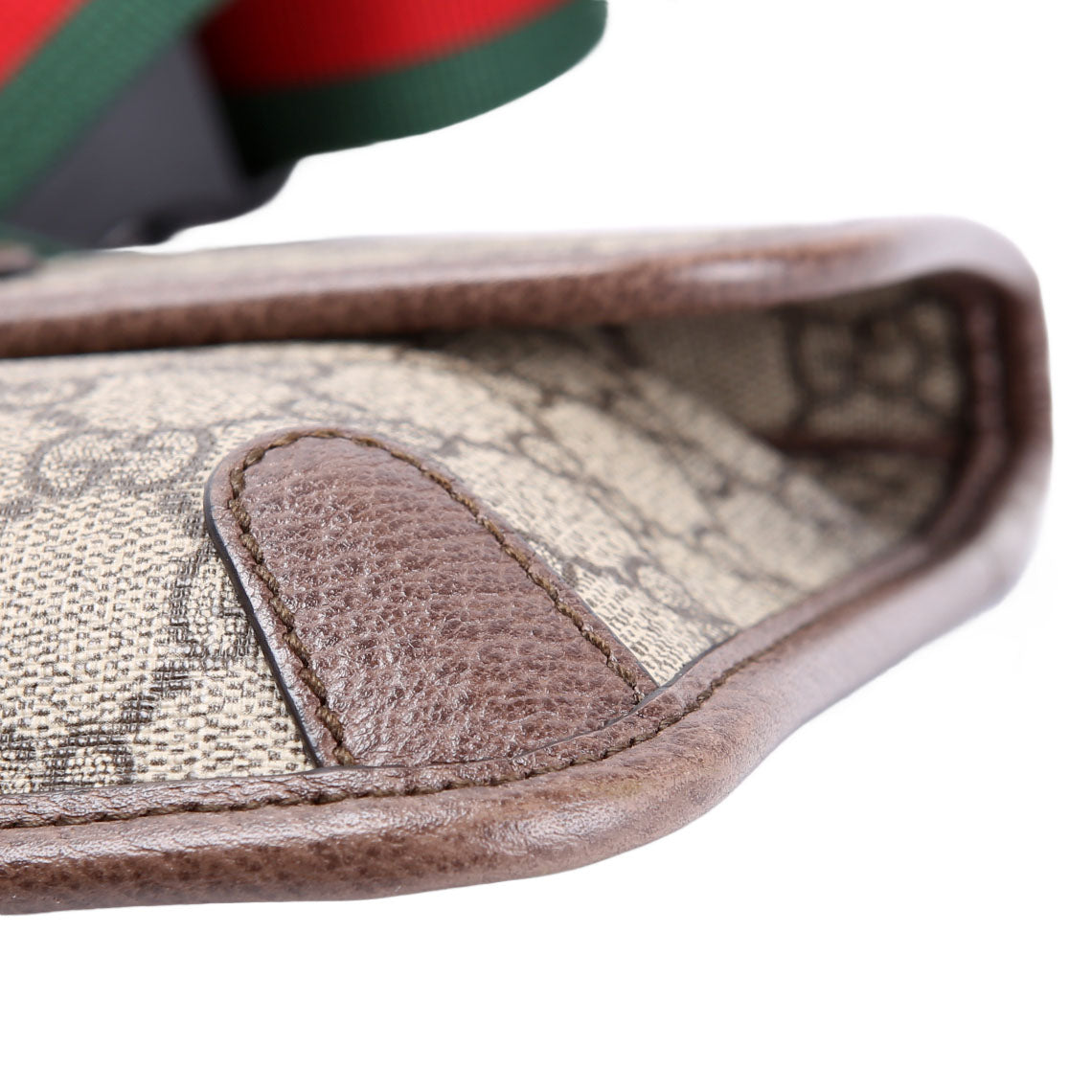 Gucci 493930 GG Supreme Neo Web Belt Bag Brown