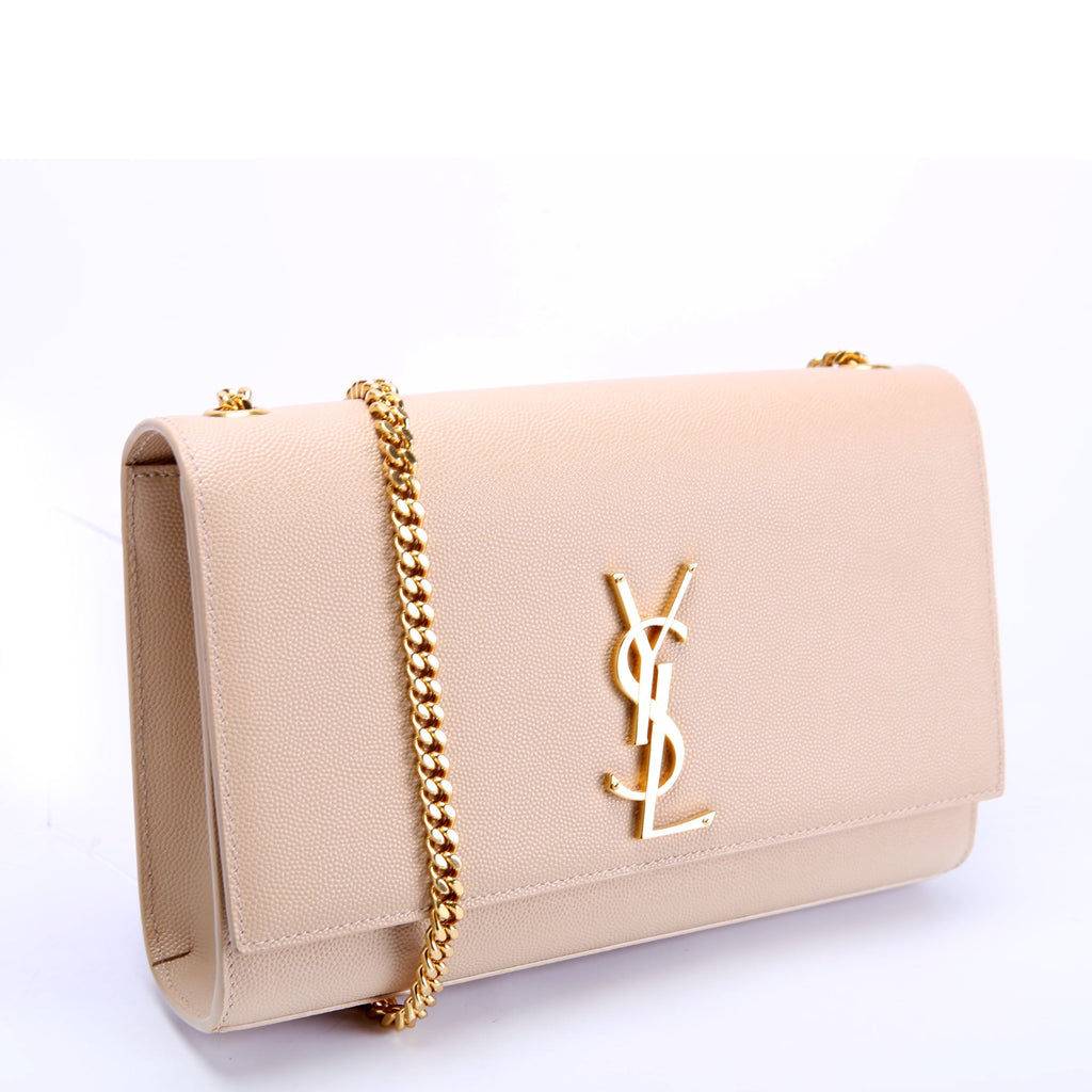 Kate Satchel Grain De Poudre Medium 364021 Tan