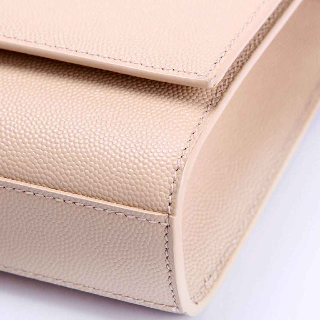Kate Satchel Grain De Poudre Medium 364021 Tan