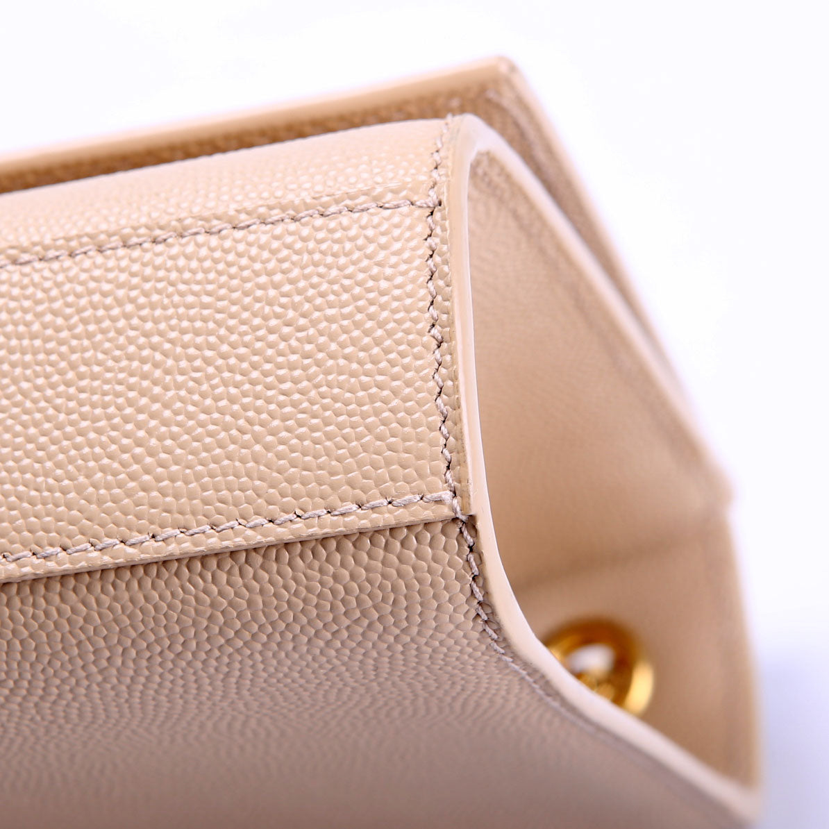 Kate Satchel Grain De Poudre Medium 364021 Tan