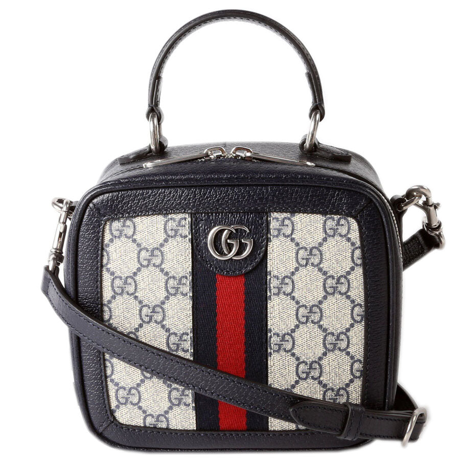 Gucci 772157 GG Supreme Ophidia Mini Top Handle Navy