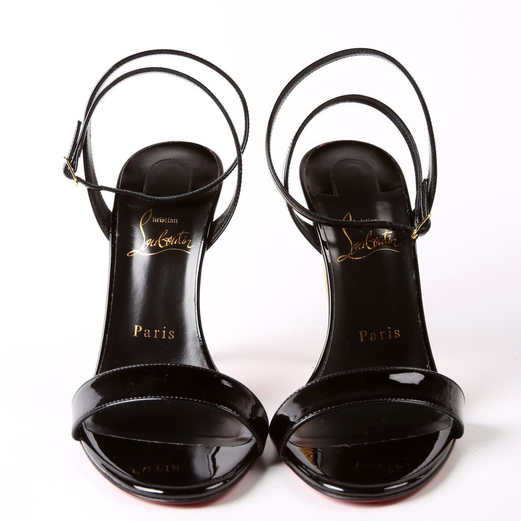 Lipchick Patent 100MM Sandals Size 39