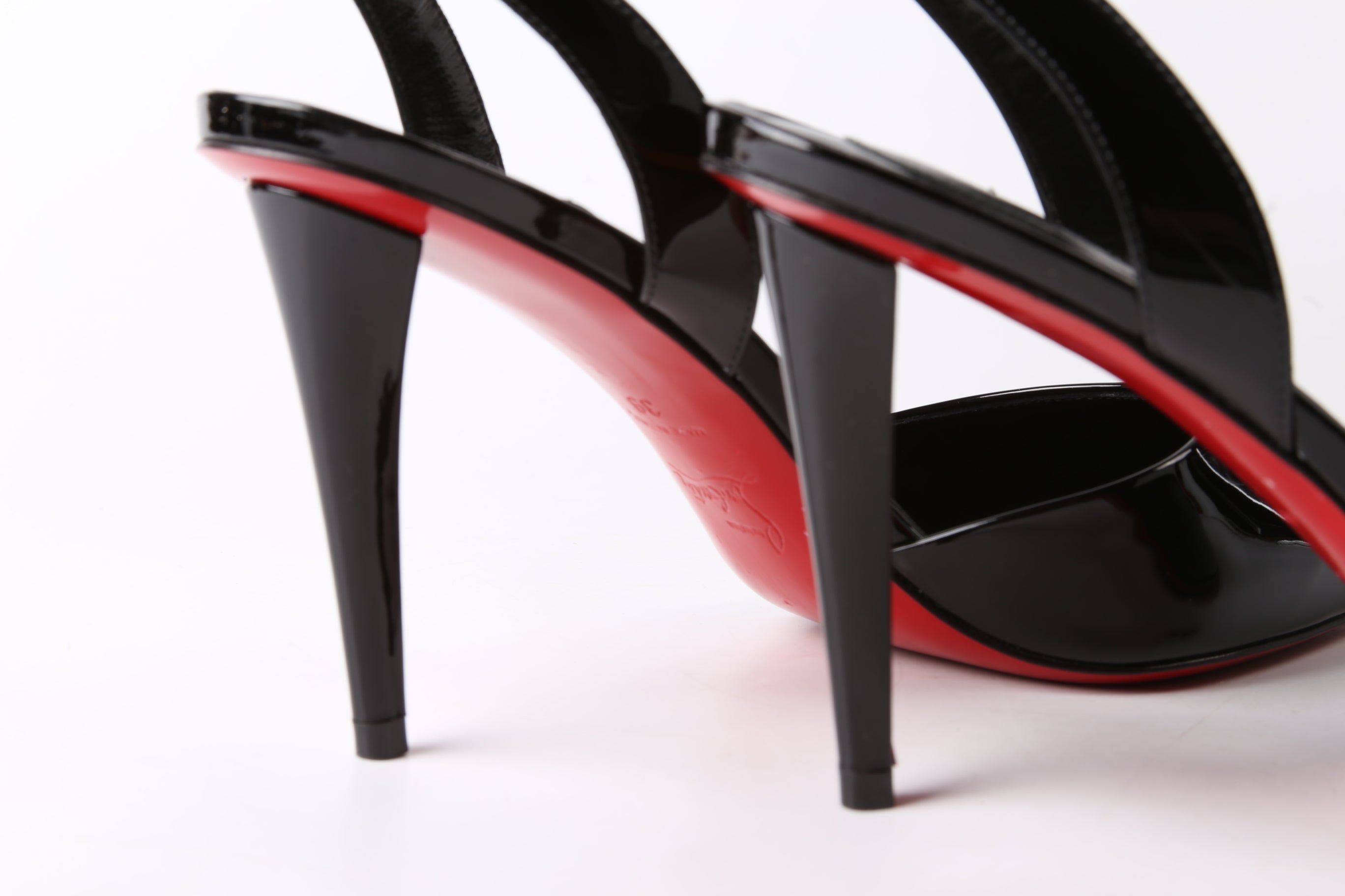 Astrid Patent 85MM Slingback Size 39