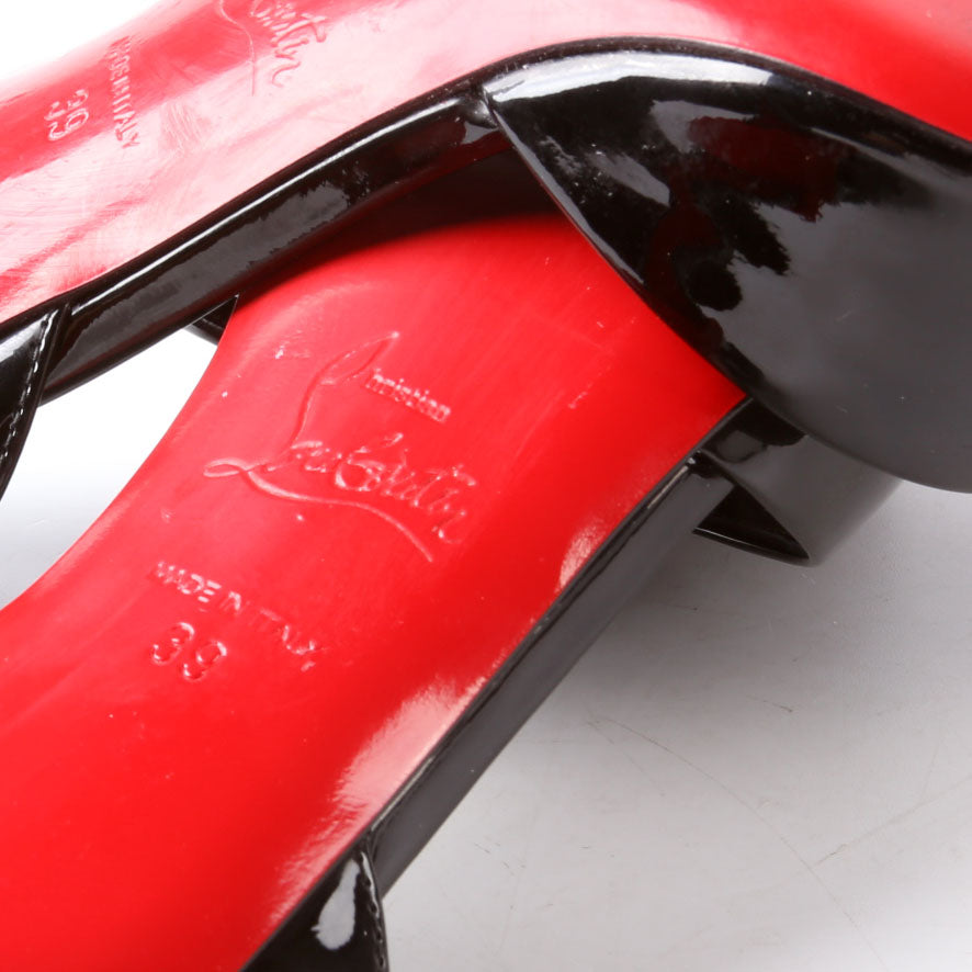 Astrid Patent 85MM Slingback Size 39