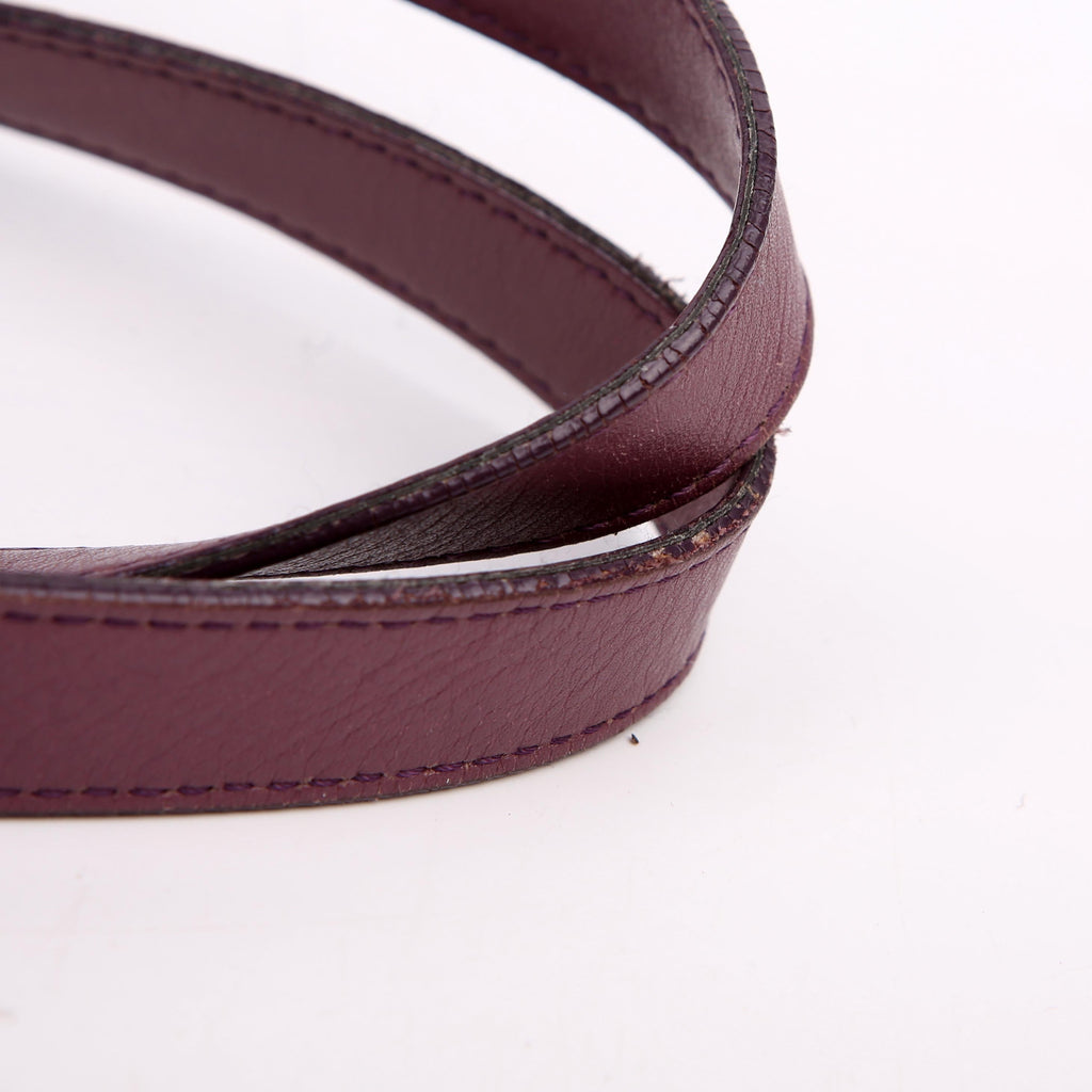 Fendi Zucchino Canvas Small Tote Purple