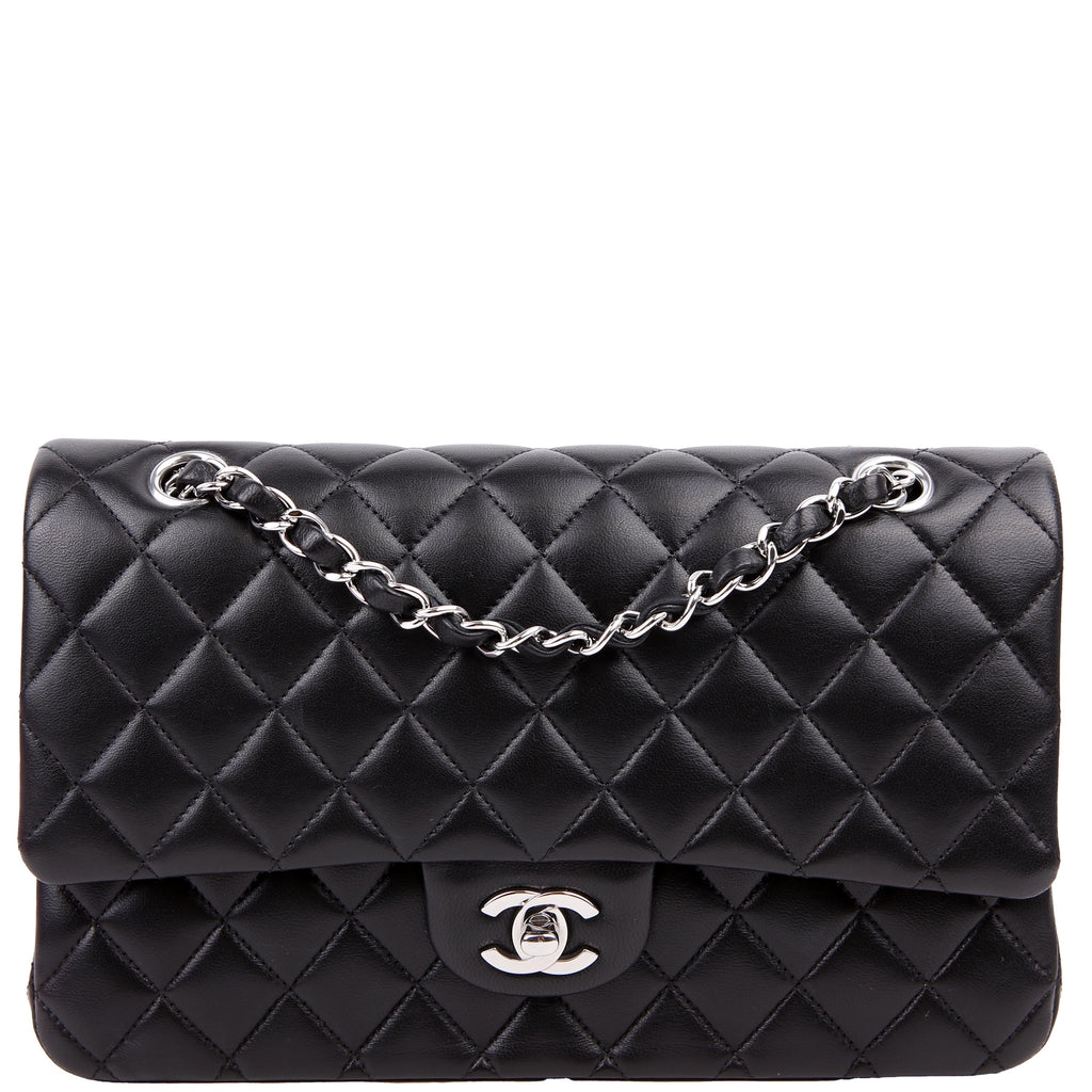 Classic Flap Medium Lambskin RFID Black