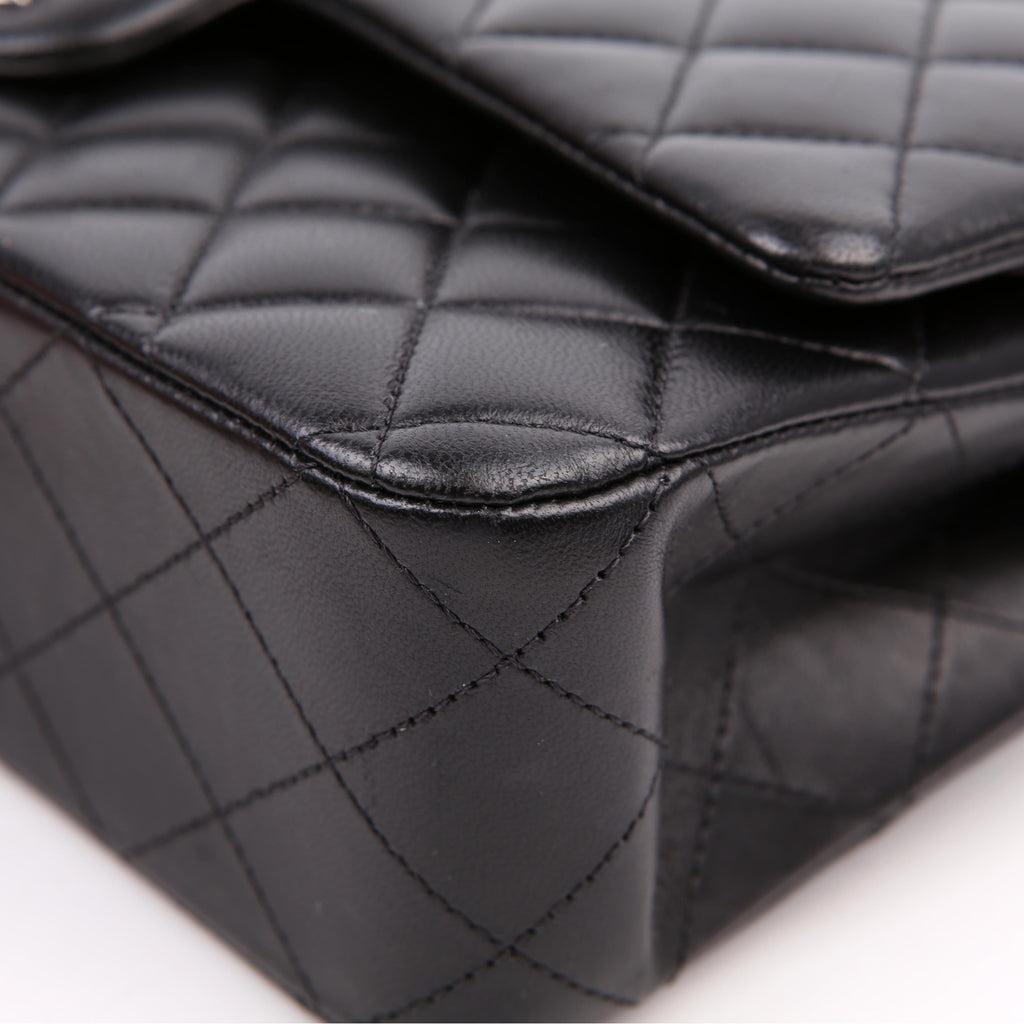 Classic Flap Medium Lambskin RFID Black