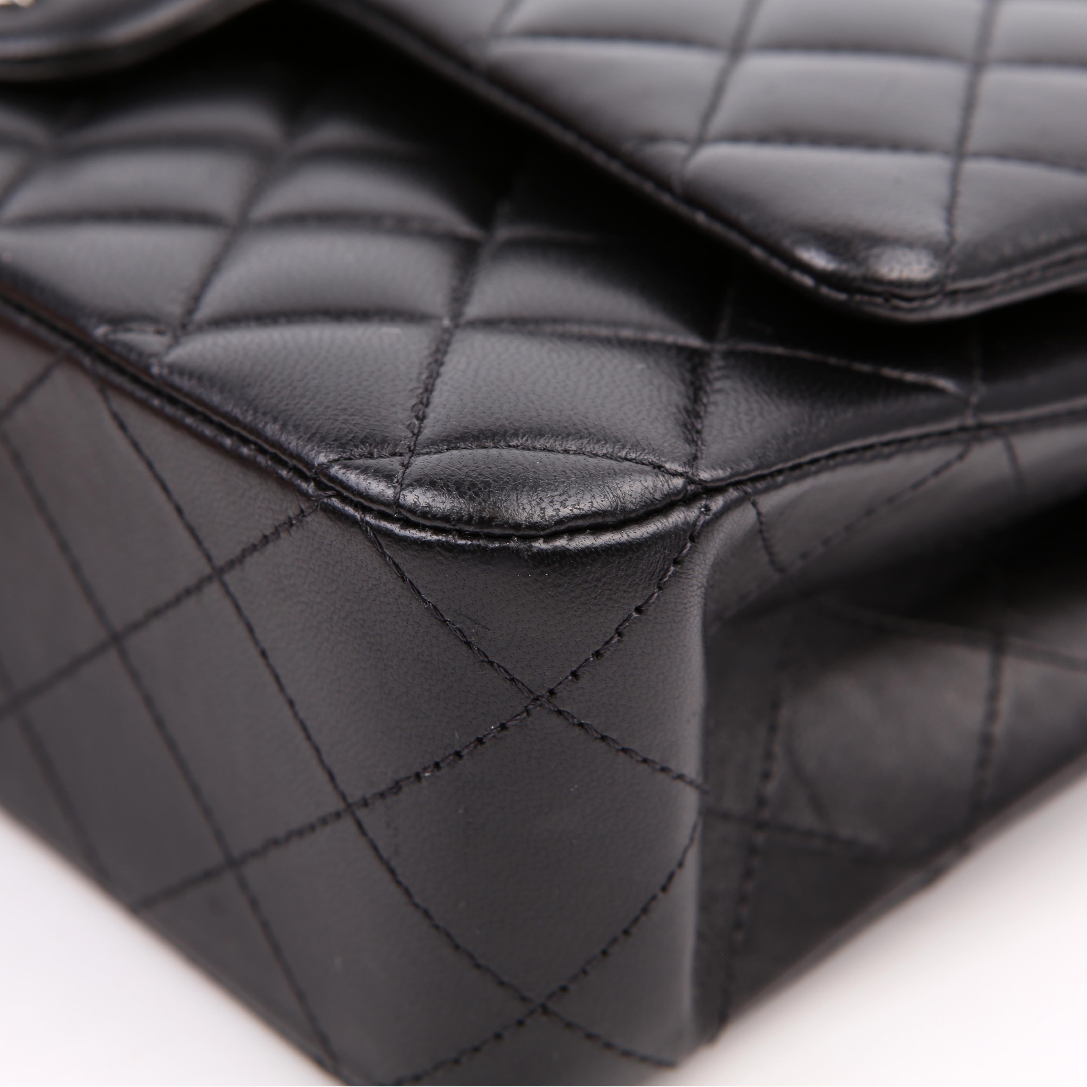 Classic Flap Medium Lambskin RFID Black