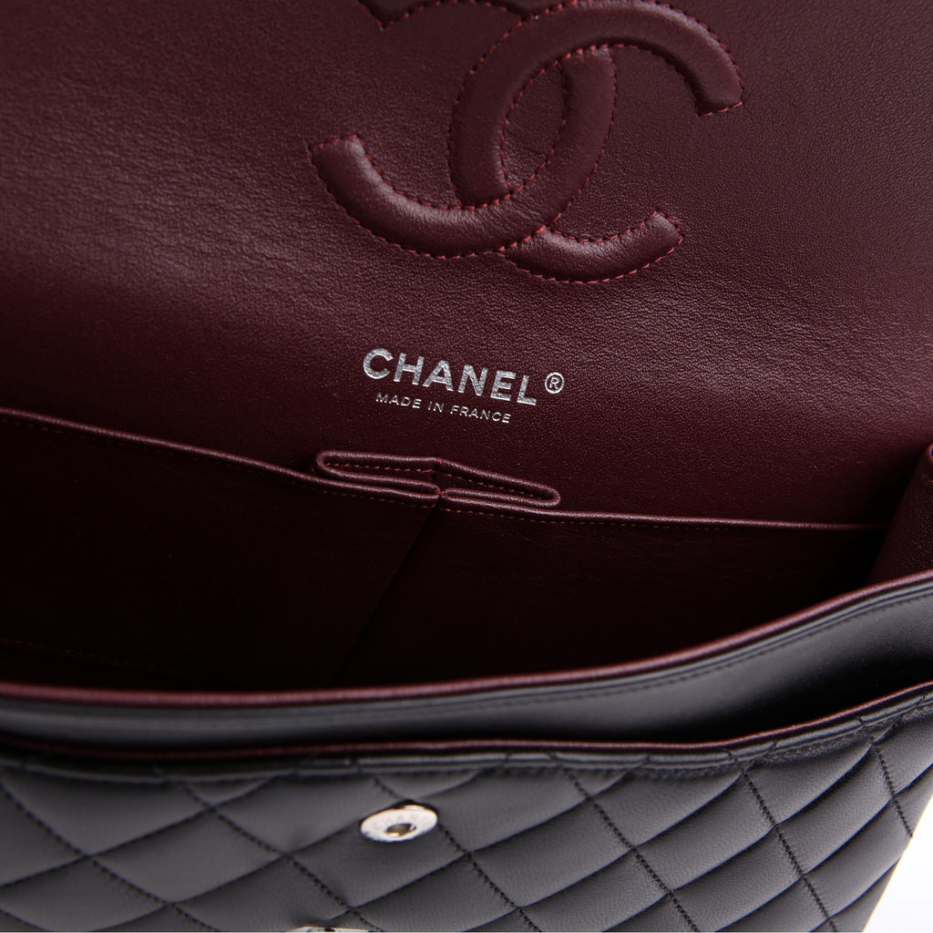 Classic Flap Medium Lambskin RFID Black