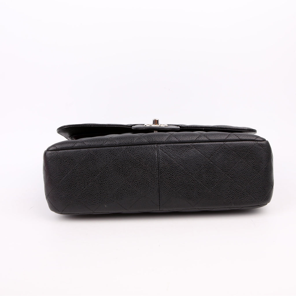 Classic Flap Jumbo Caviar 25-28M Black