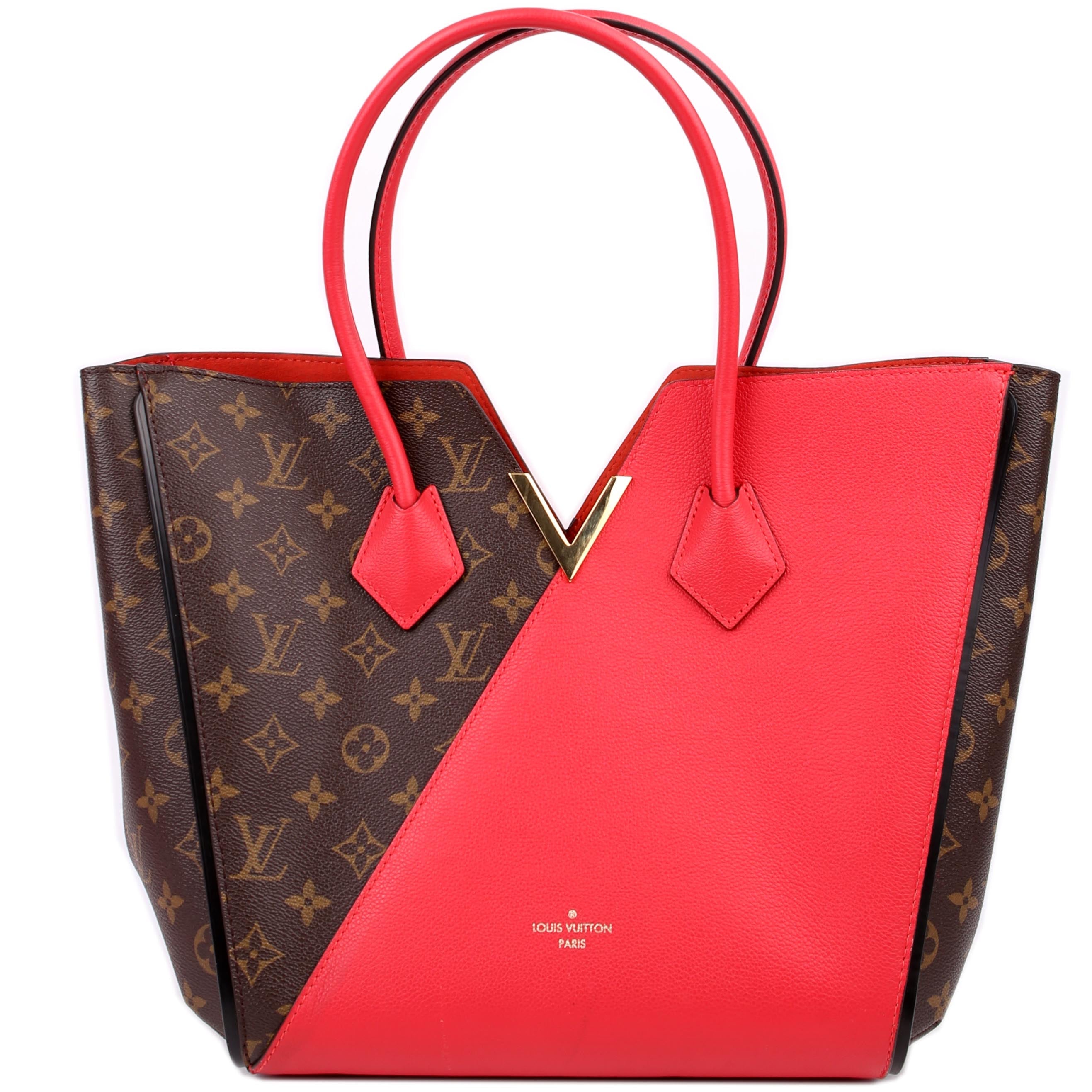 Kimono MM Monogram/Leather Red