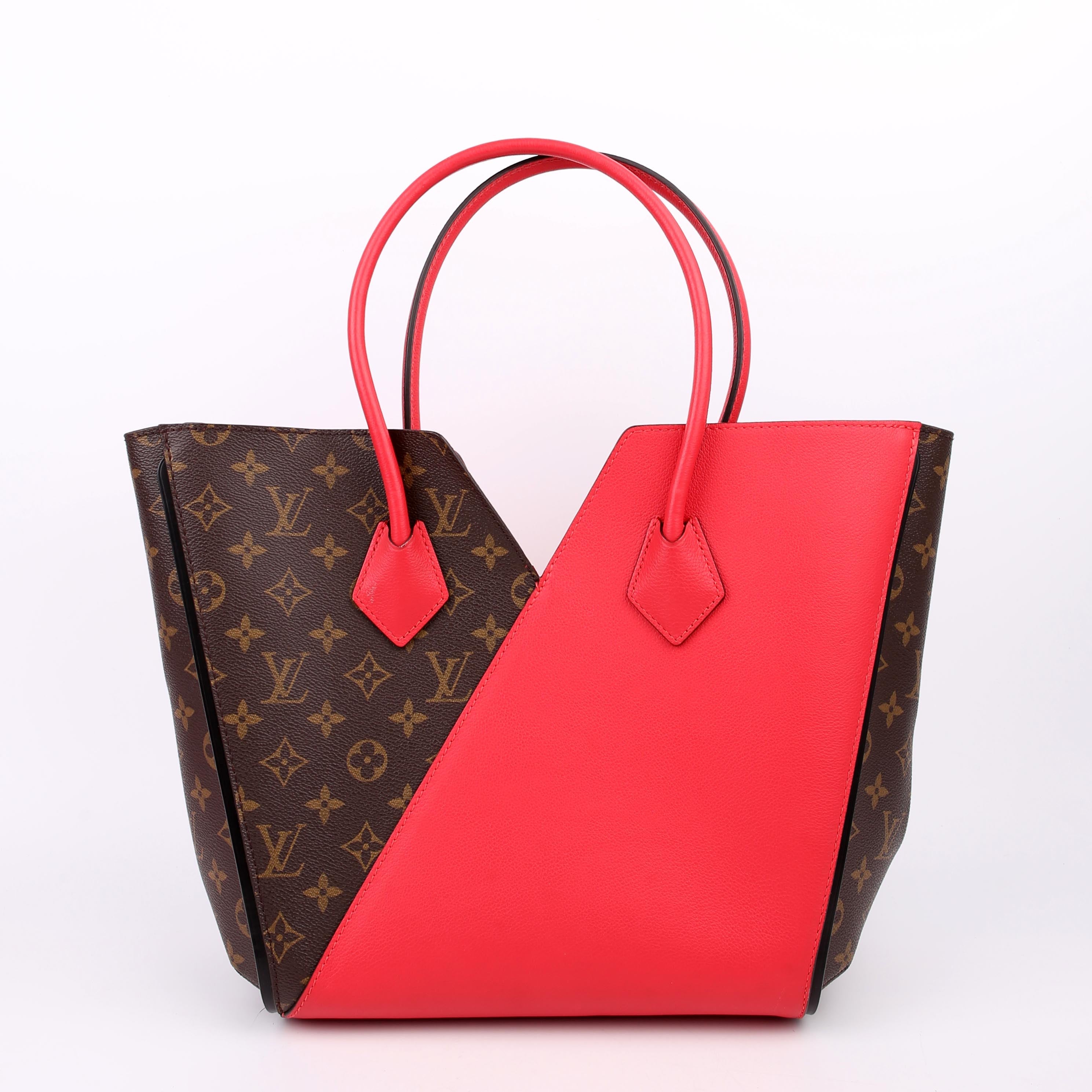 Kimono MM Monogram/Leather Red